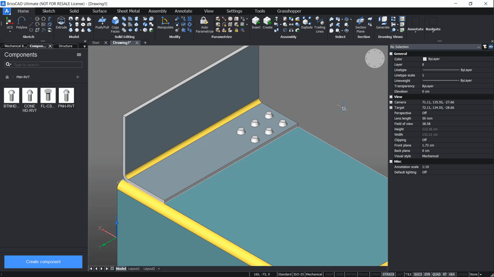Moving from Autodesk<sup>®</sup> Inventor to BricsCAD<sup>®</sup> Mechanical- array