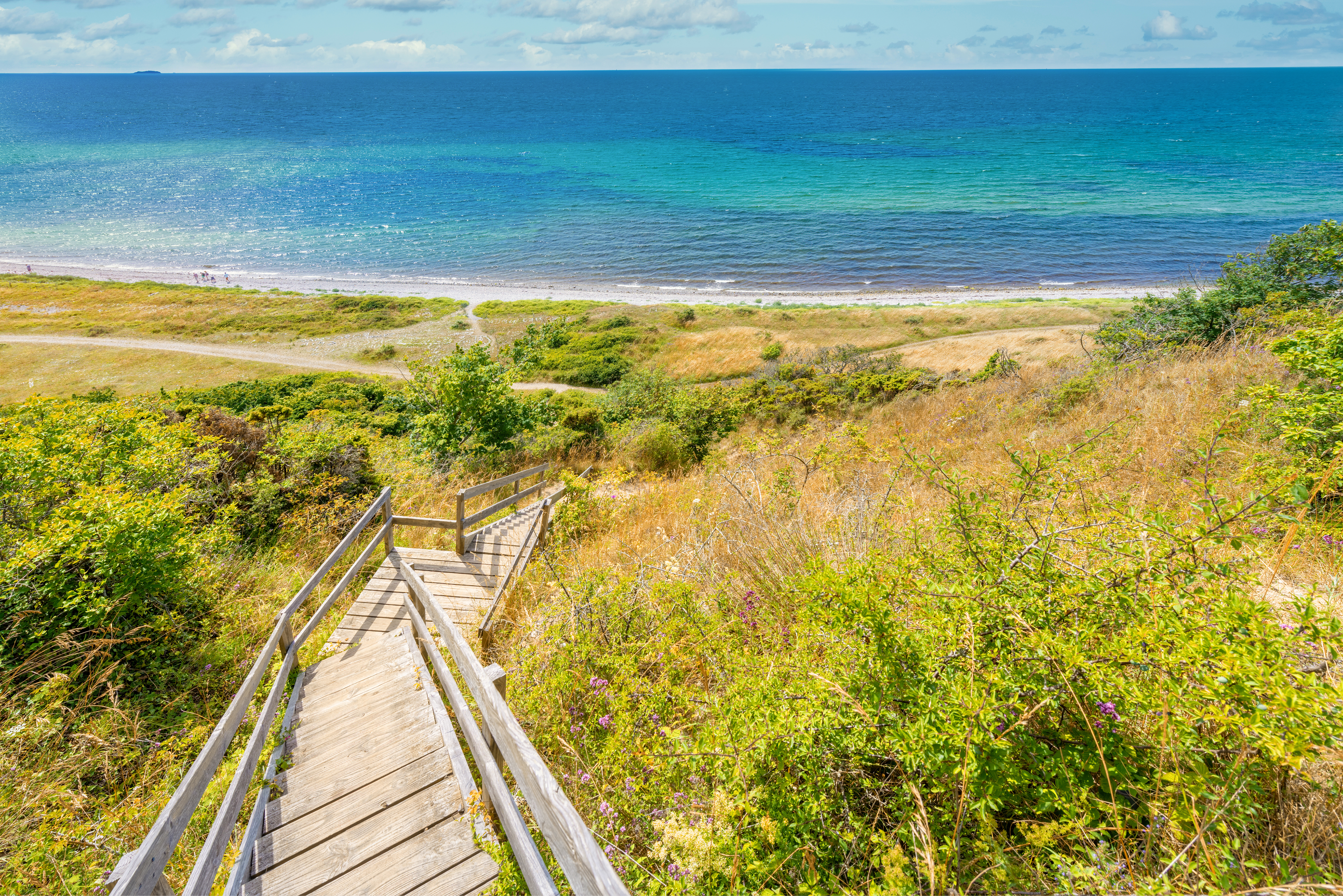 A view from "Jernhatten", a part of the Mols Bjerge National Park in Denmark.