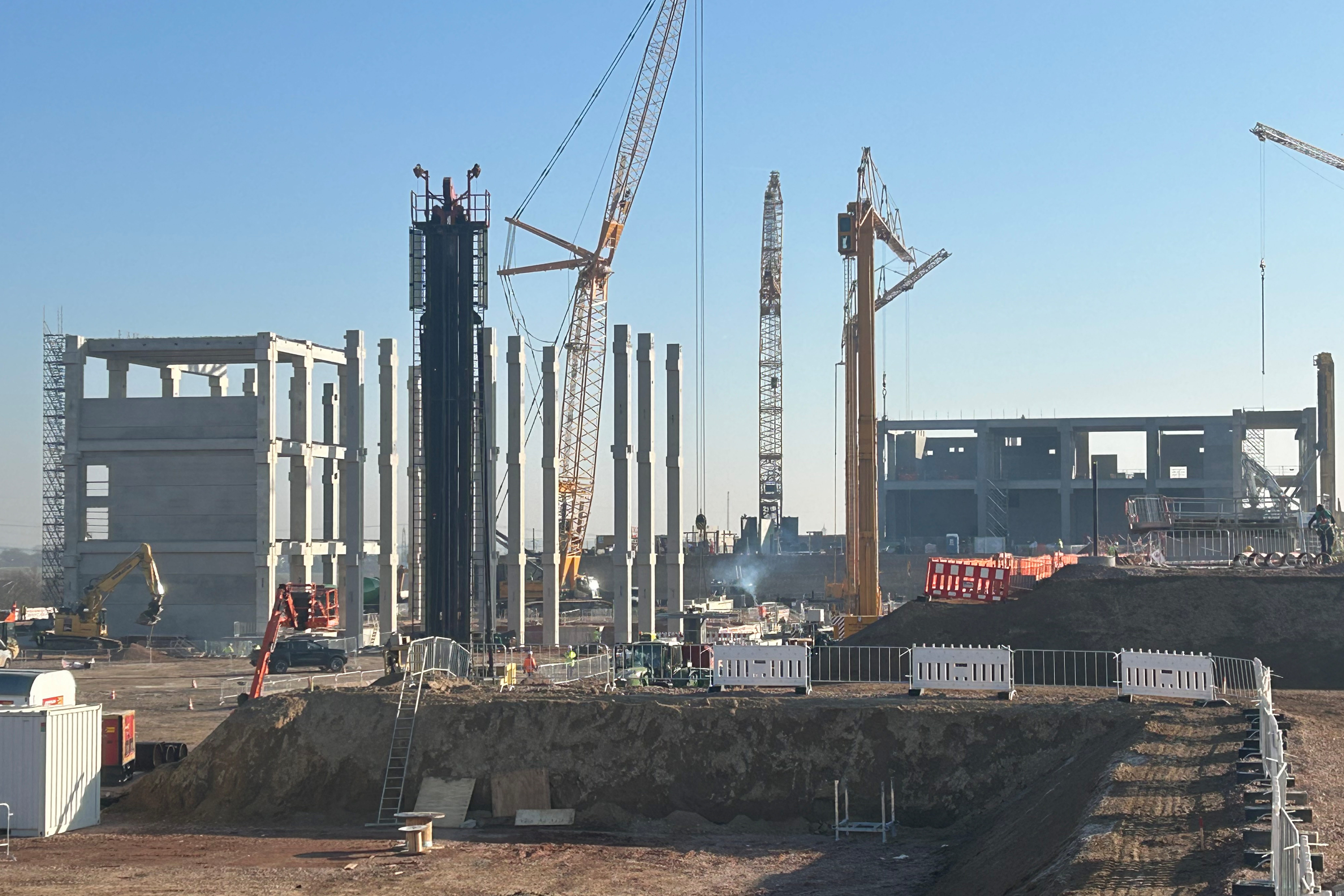 Ein Bild von der Baustelle in Alzey