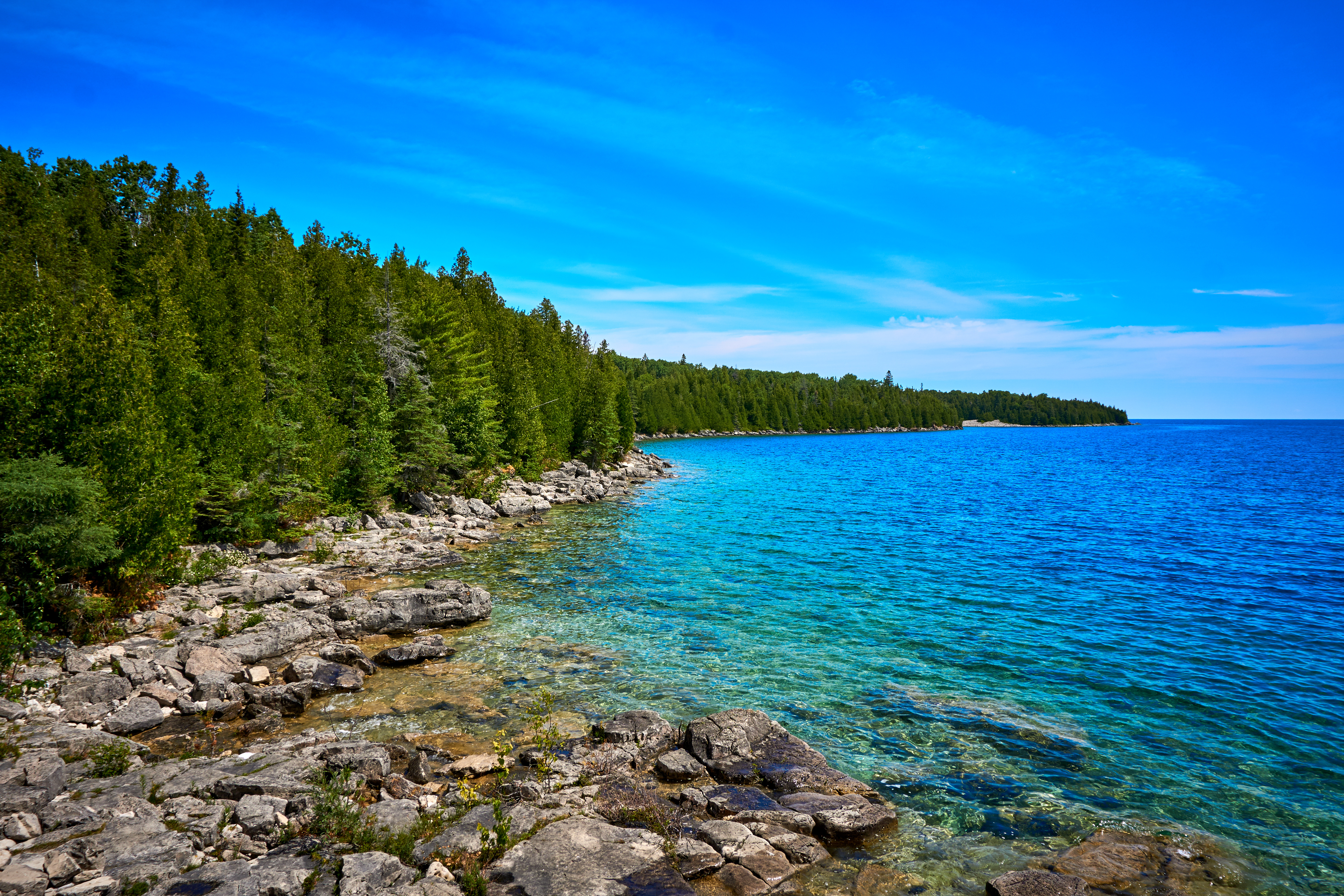 A view of Bruce Peninsula National Park