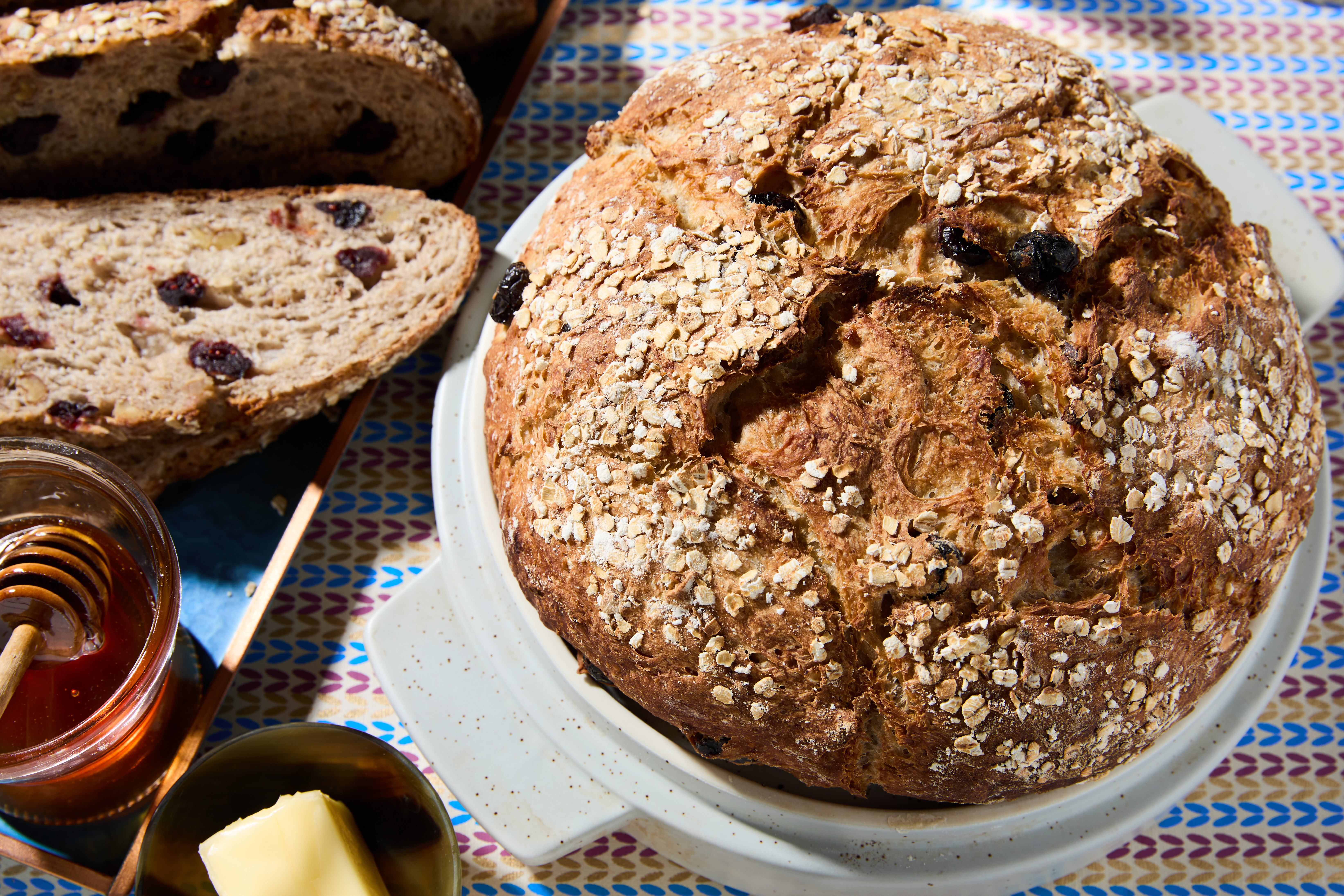 Import-Recipe - Cranberry Oat Walnut Bread