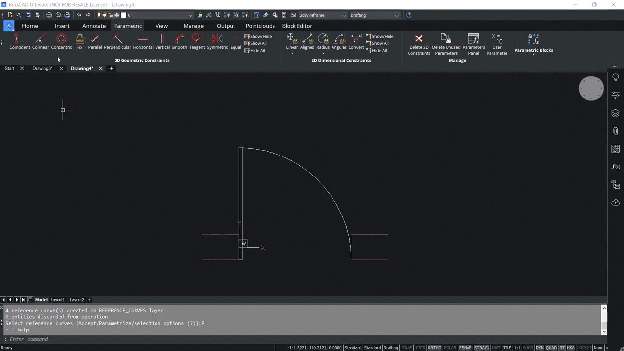 How to use Parametric Blocks in BricsCAD 8,06-8,51