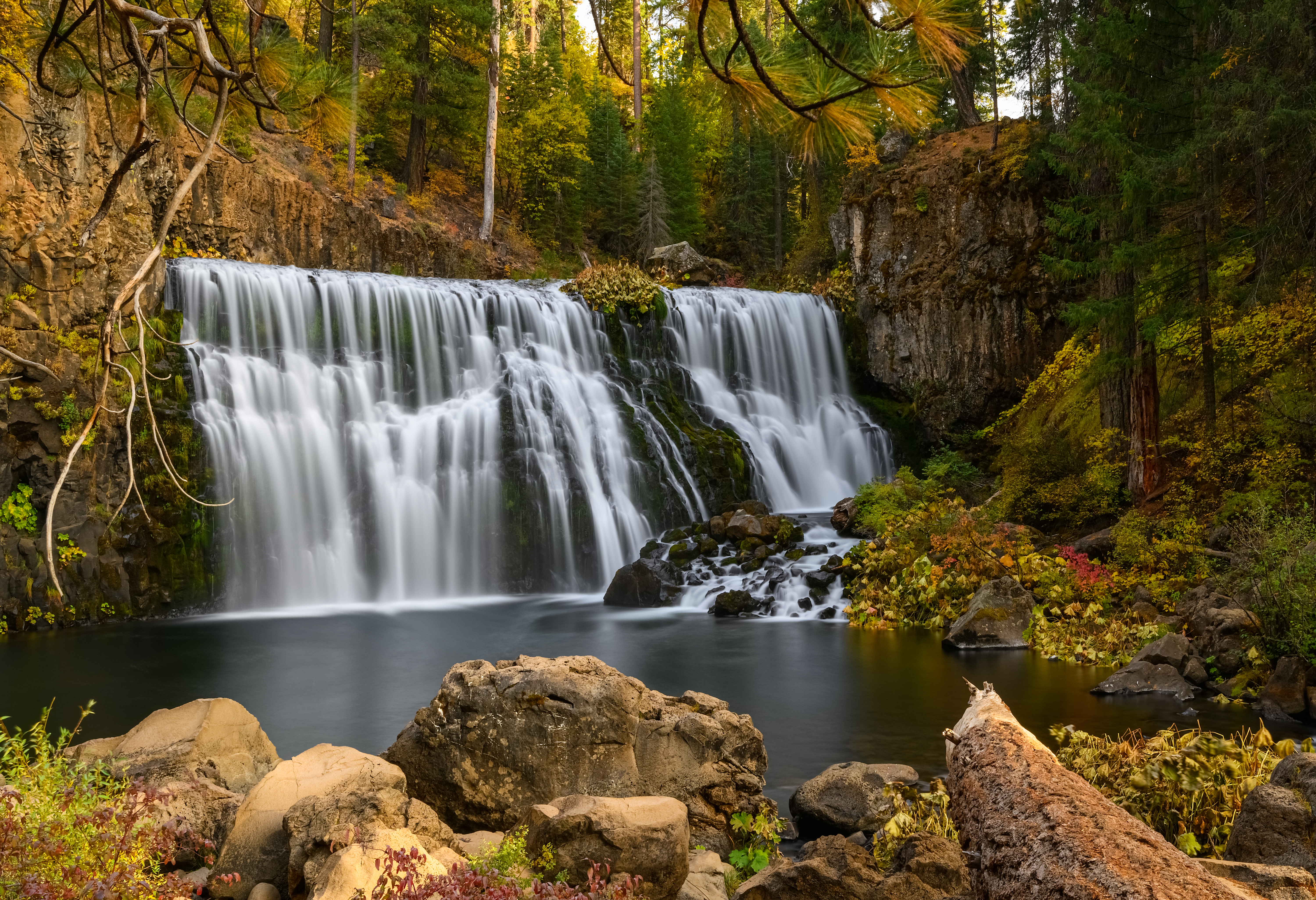 Upper Fall on McCloud River, Mt. Shasta Area