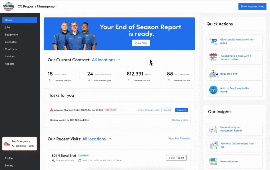 Commercial Customer Portal Image
