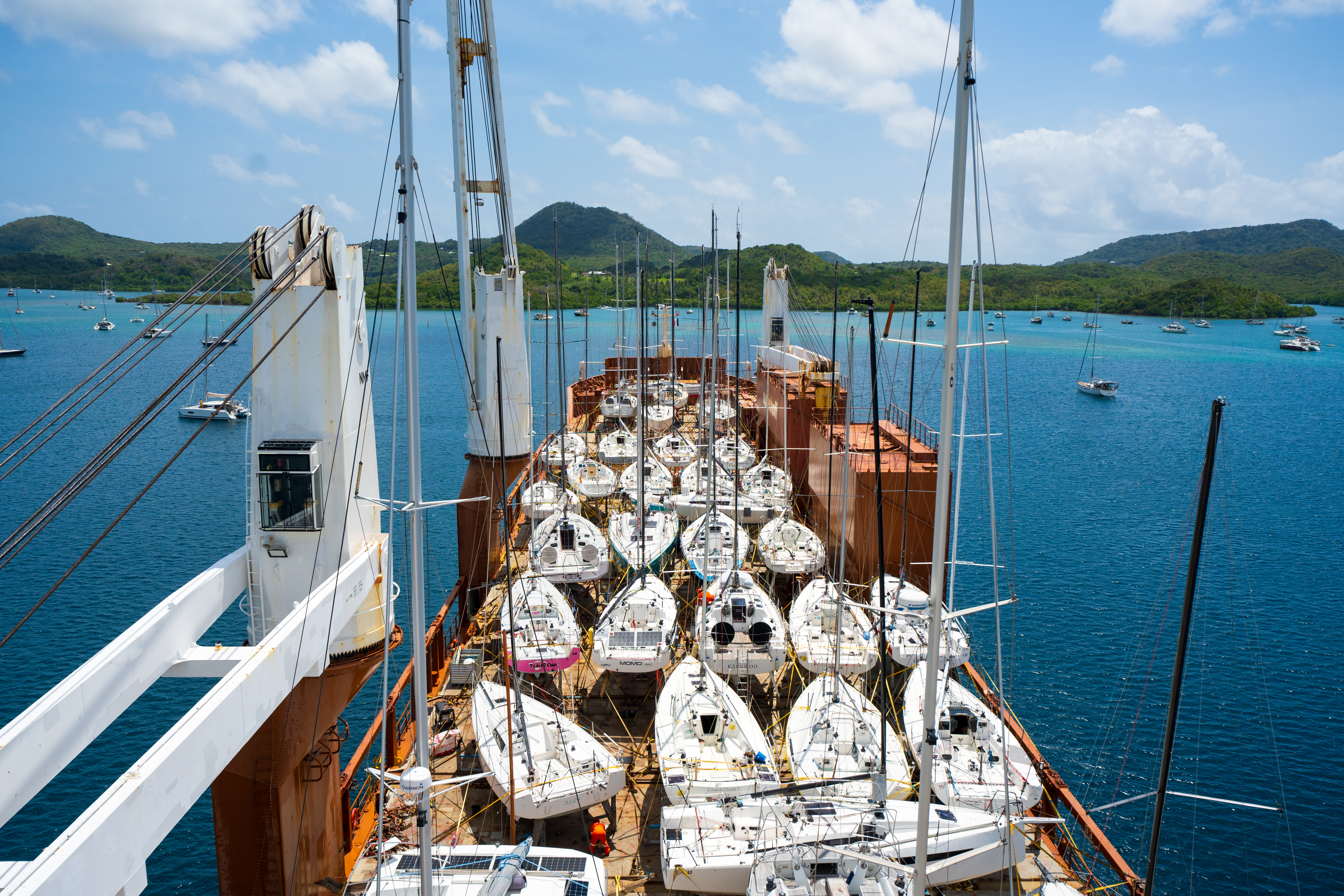 MV Singelgracht full deck Le Marin