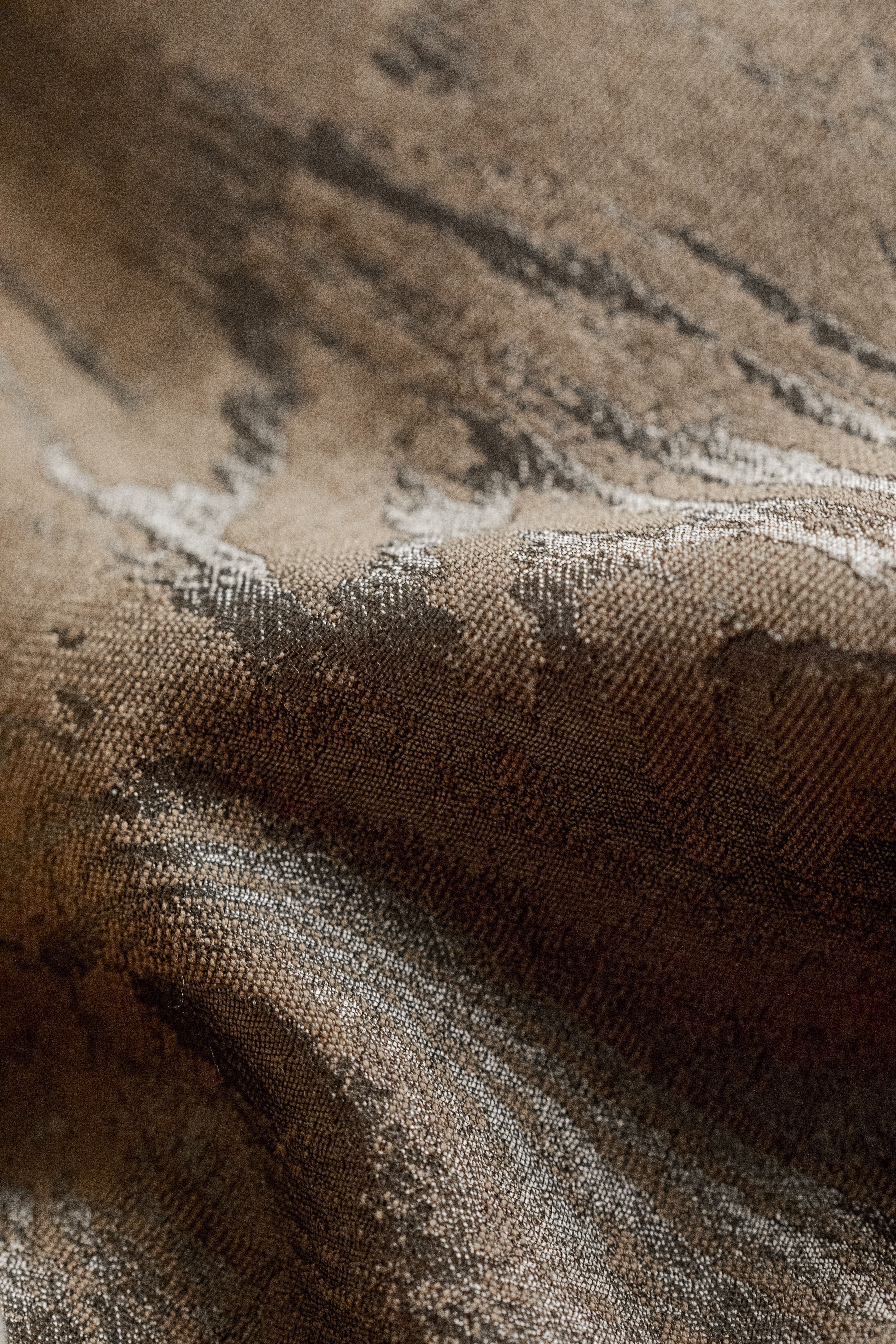 sheer cream colored cloth