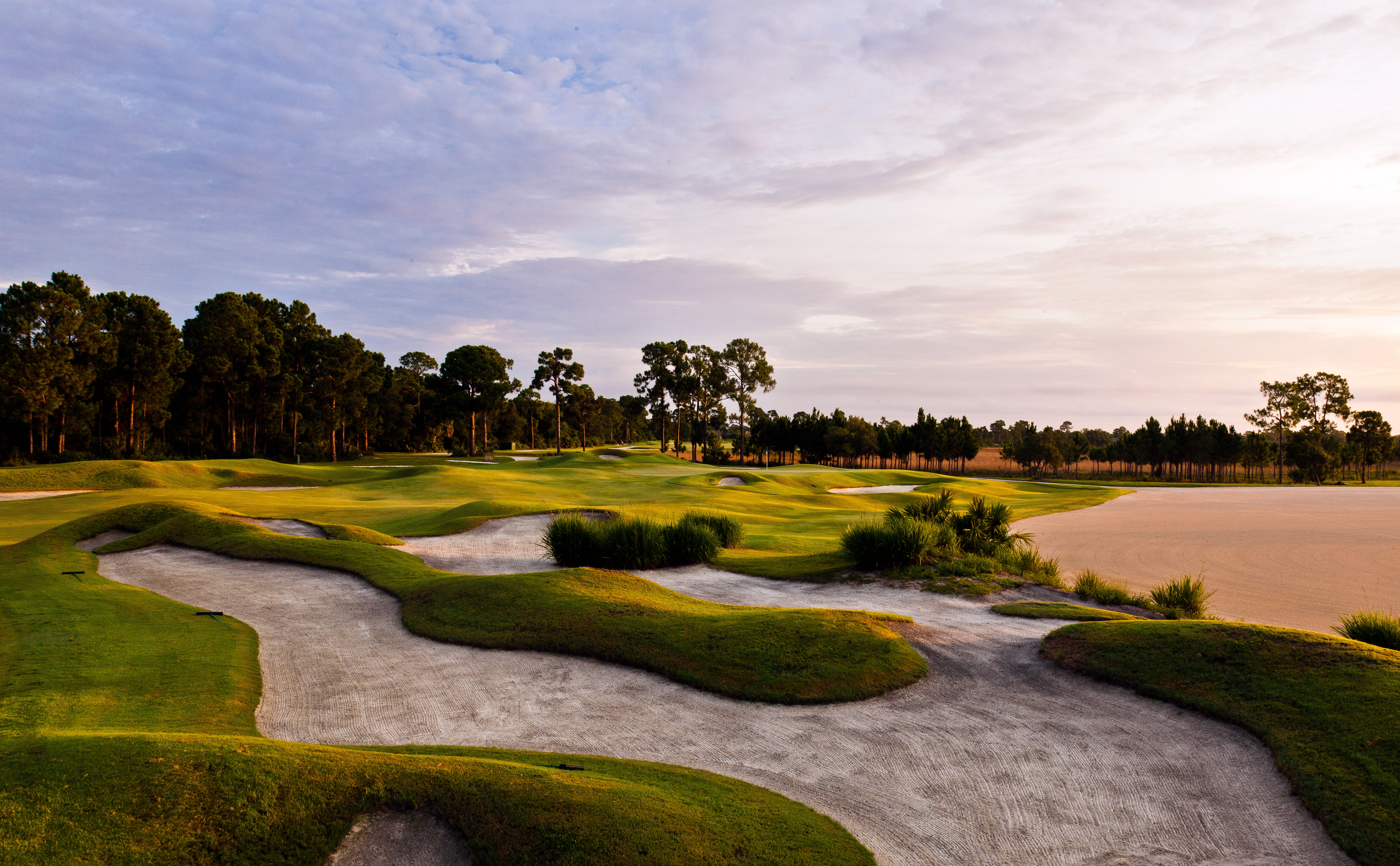 PGA Golf Club's Dye Course in Port St. Lucie, Florida.