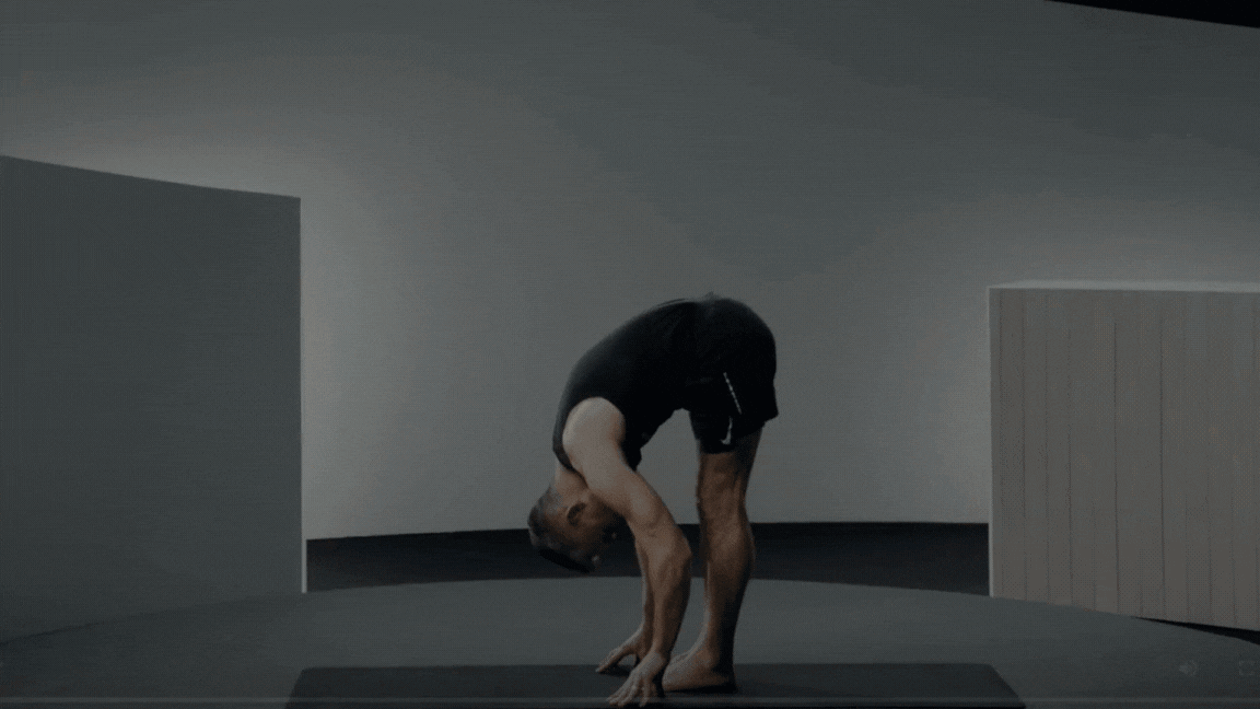 Ross Rayburn Half Moon Pose GIF 