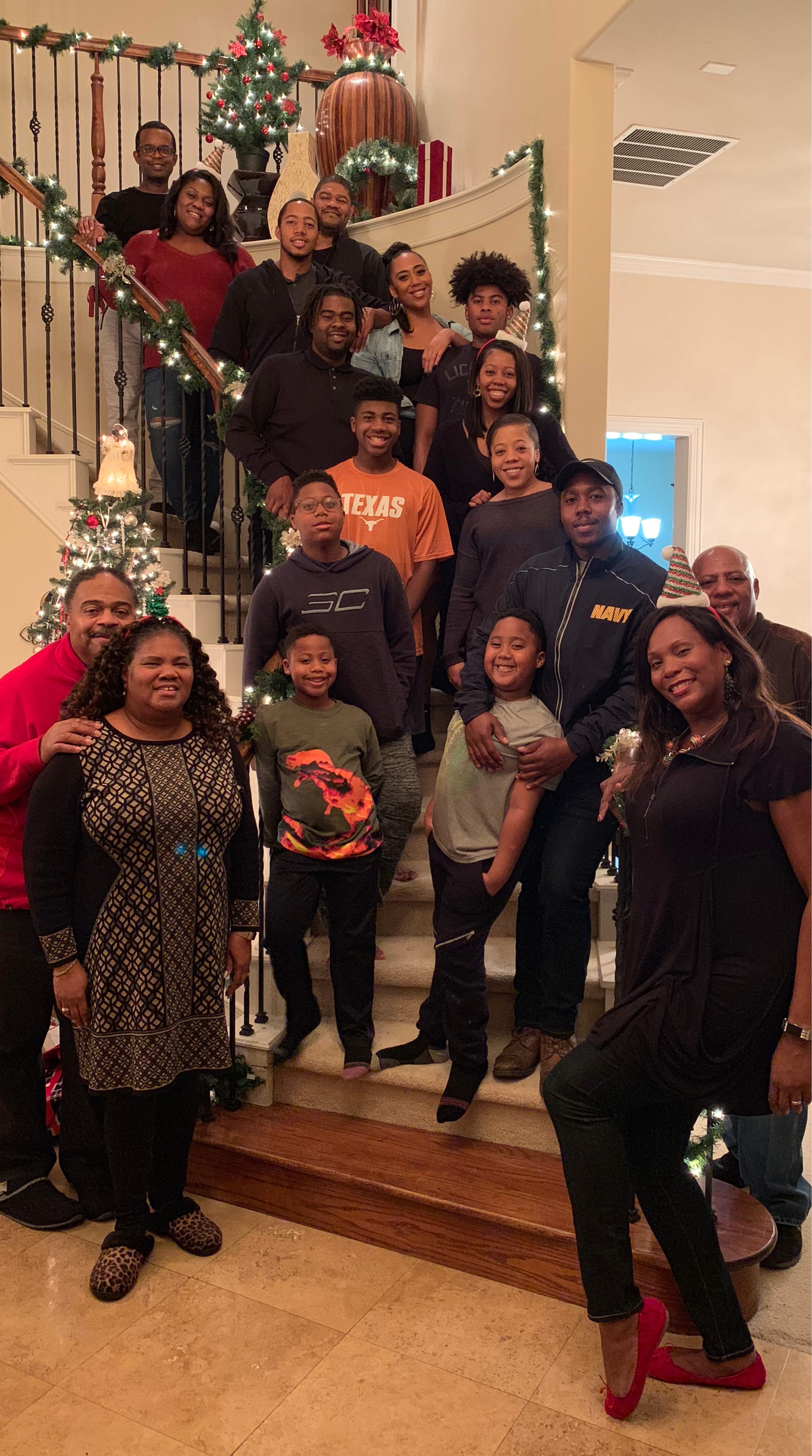 Nickoria and Family at Christmas