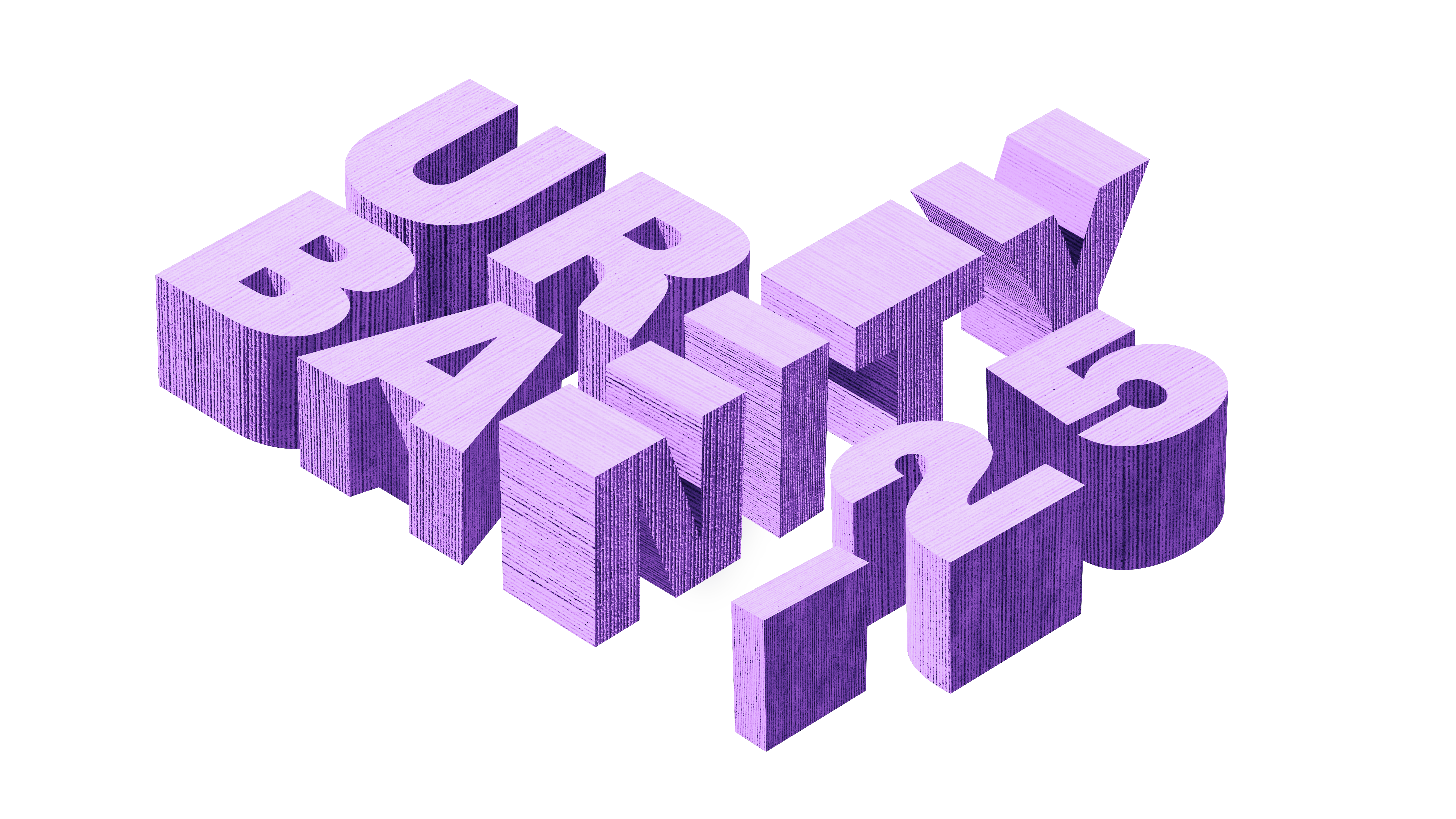 Urbanity 25 Annual Graphic Purple