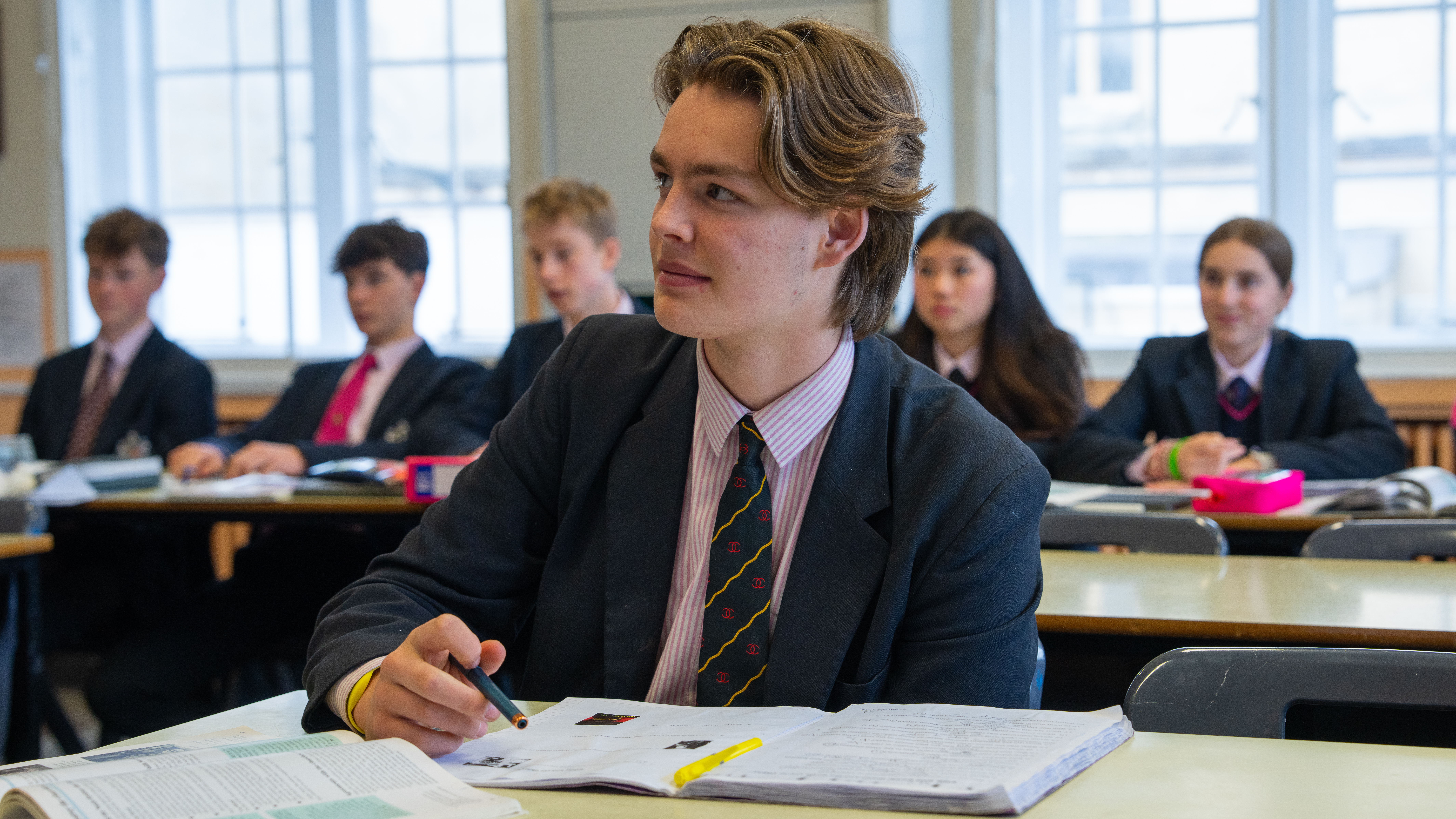 Cheltenham College - Students during History lesson Cheltenham College - Students during History lesson