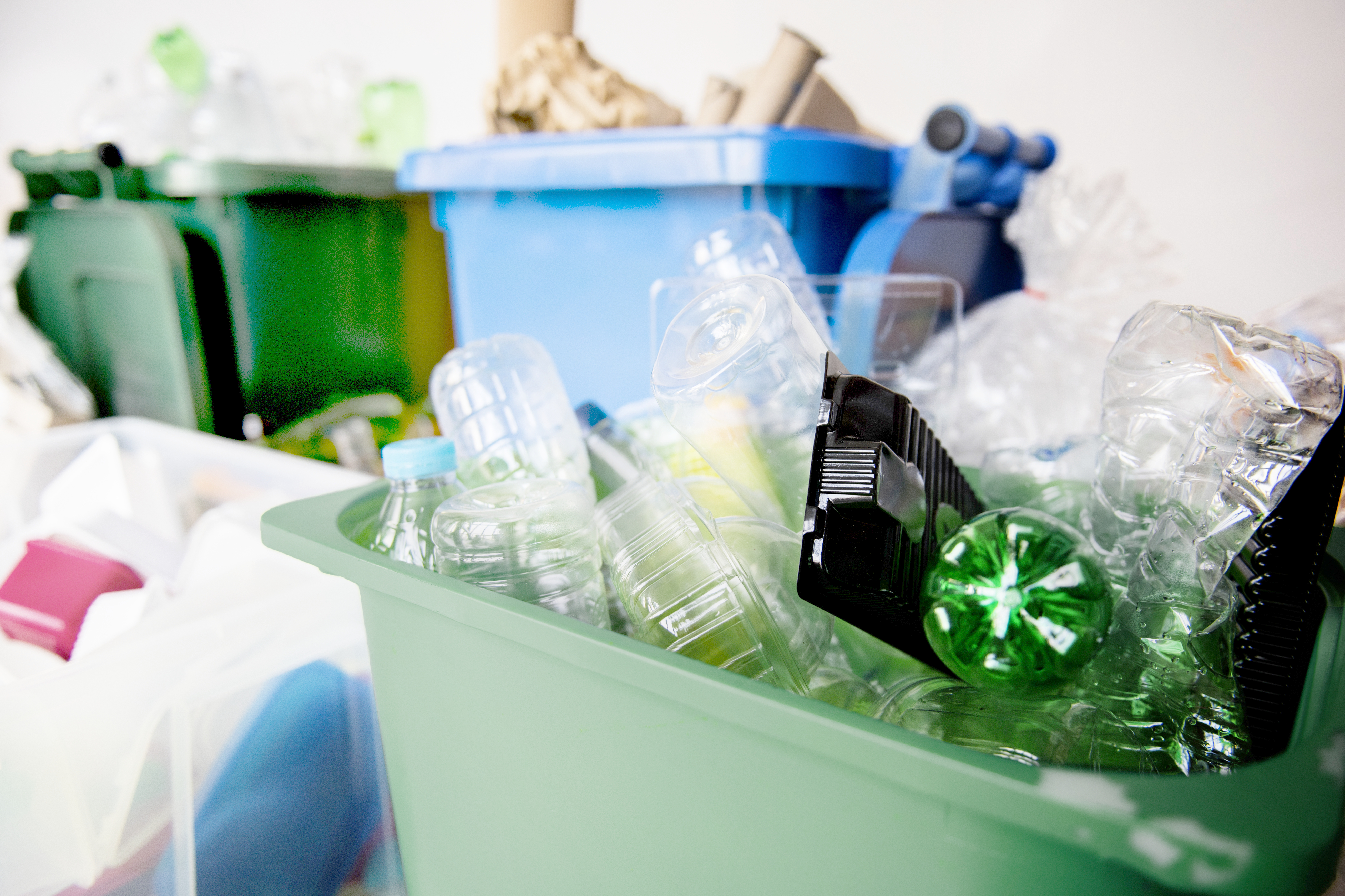 plastics to be recycled