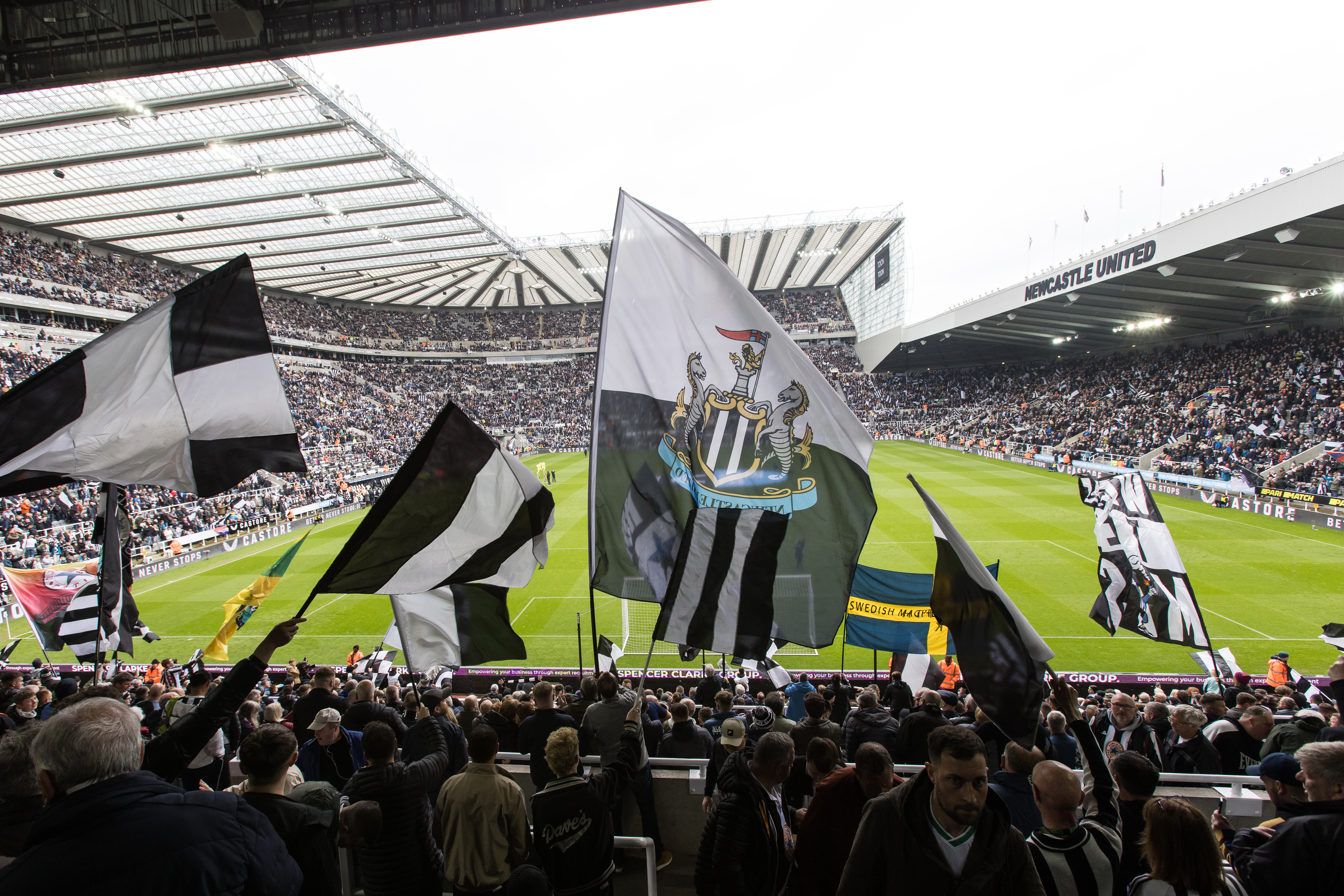 Flags at SJP