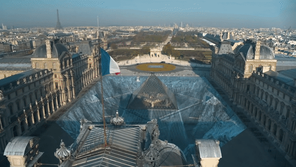 JR — Le secret de la pyramide du Louvre