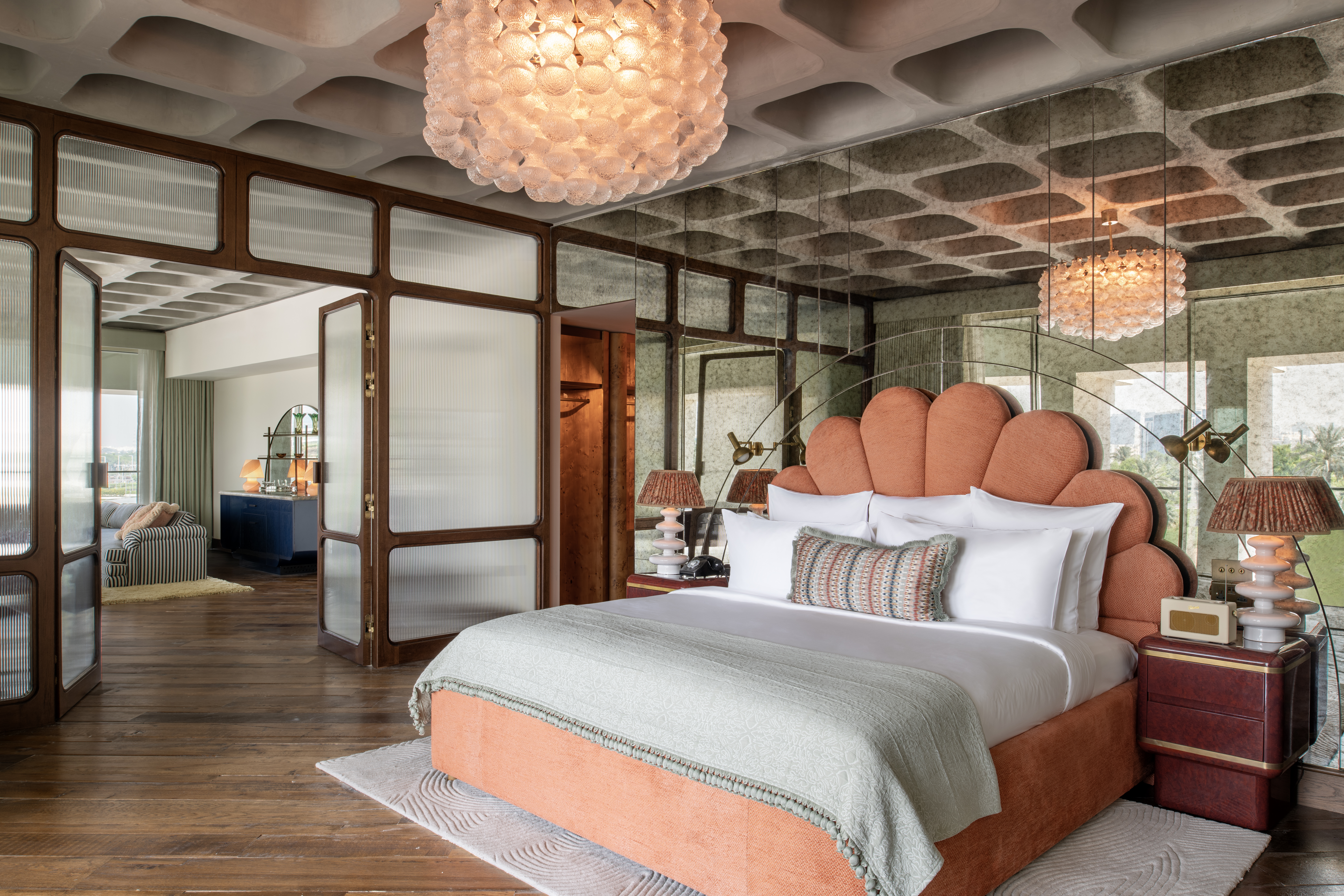 A bedroom at The Ned Doha