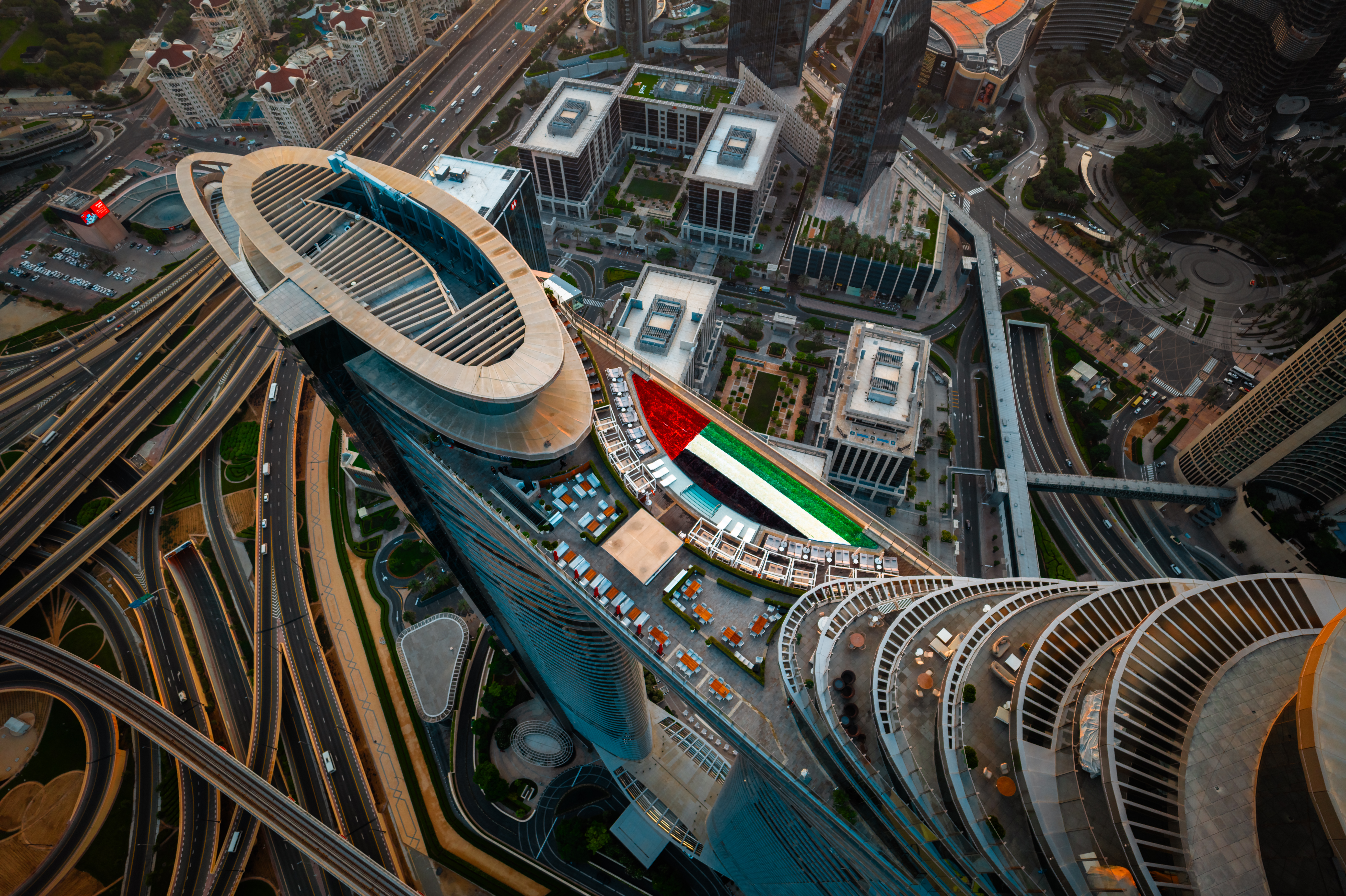 Address Sky View UAE Flag 