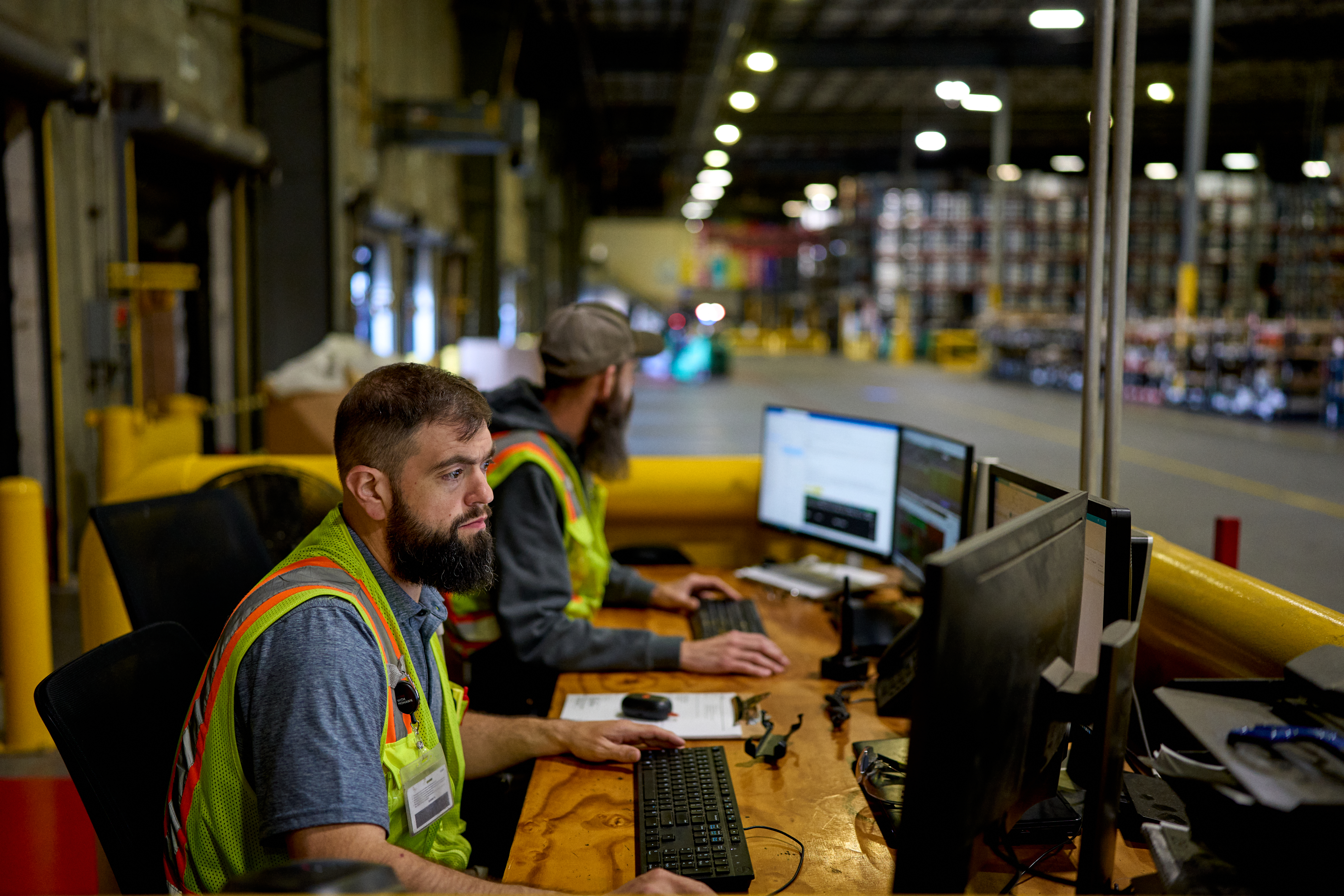 Mohawk workers using Samsara's platform 