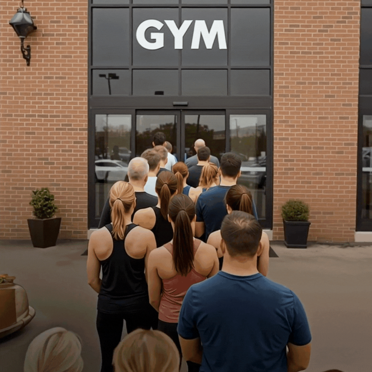 From locked out to working out