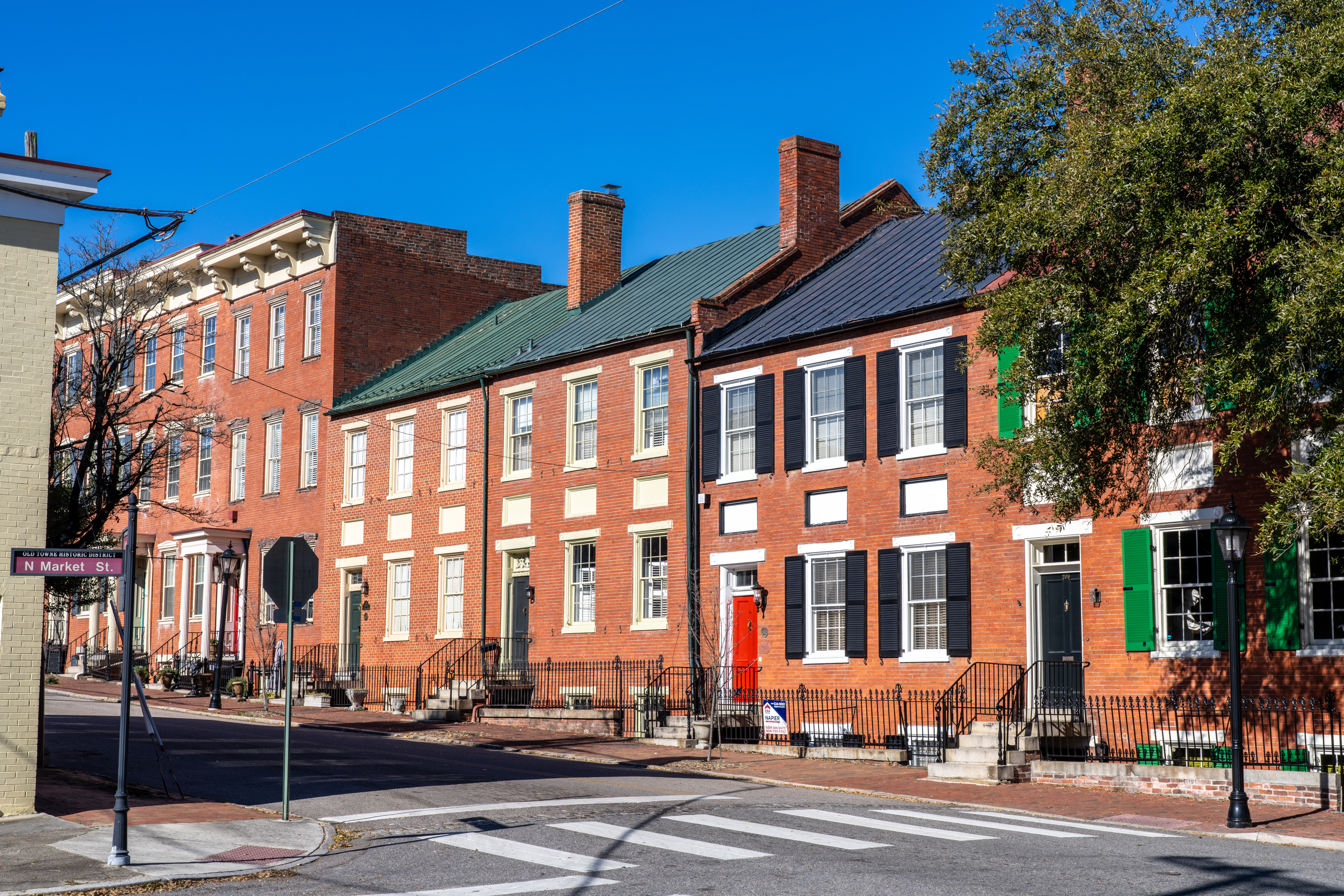 rowhouses in Petersburg, Virginia