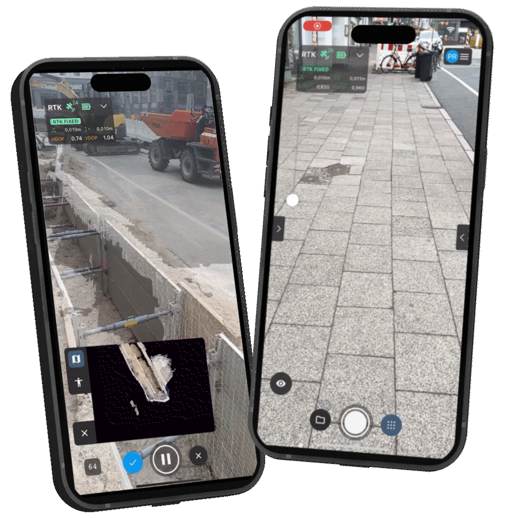 Scans a meter of trench for less than a sip of coffee