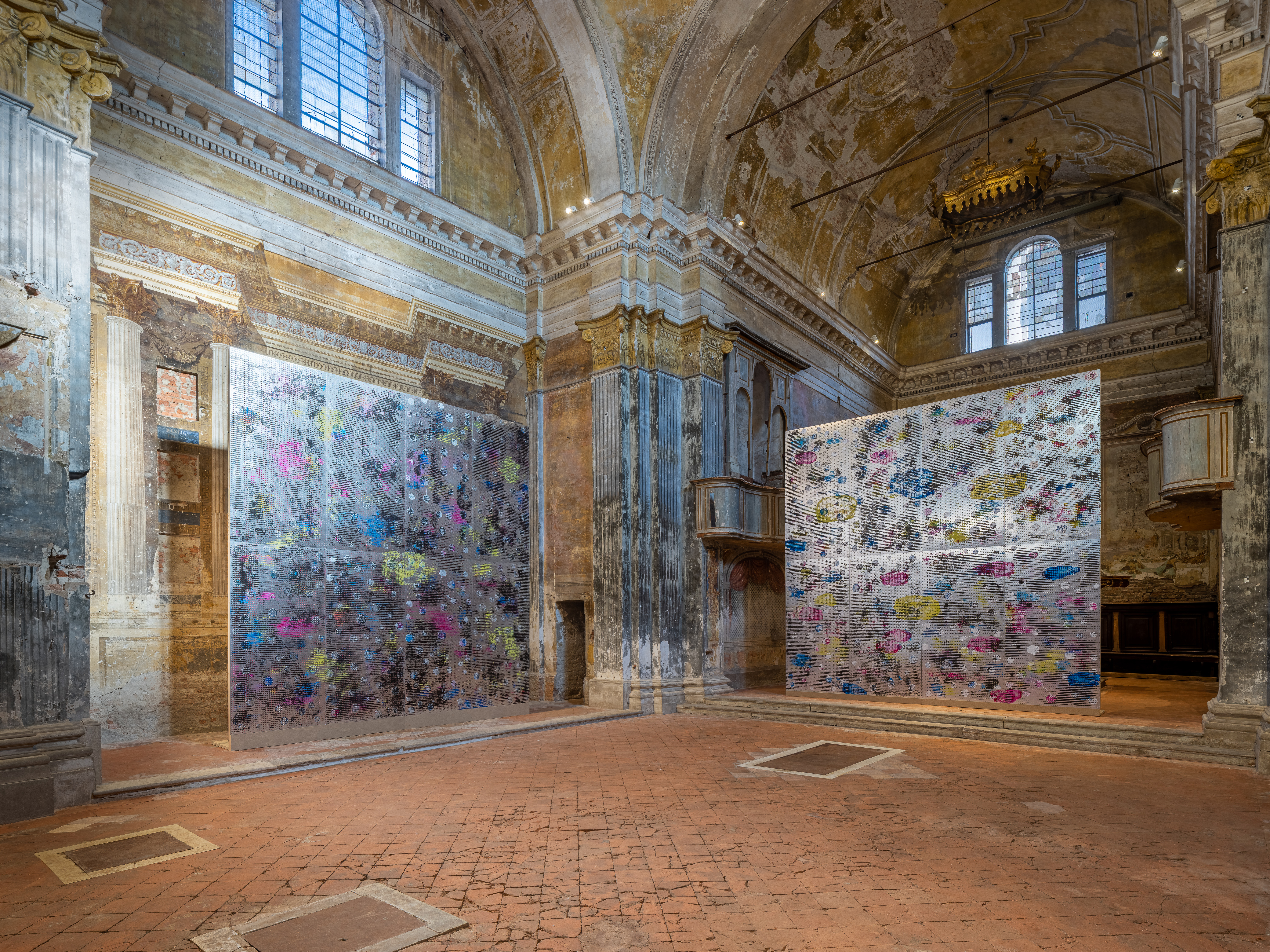 Installation view of Glitches exhibit