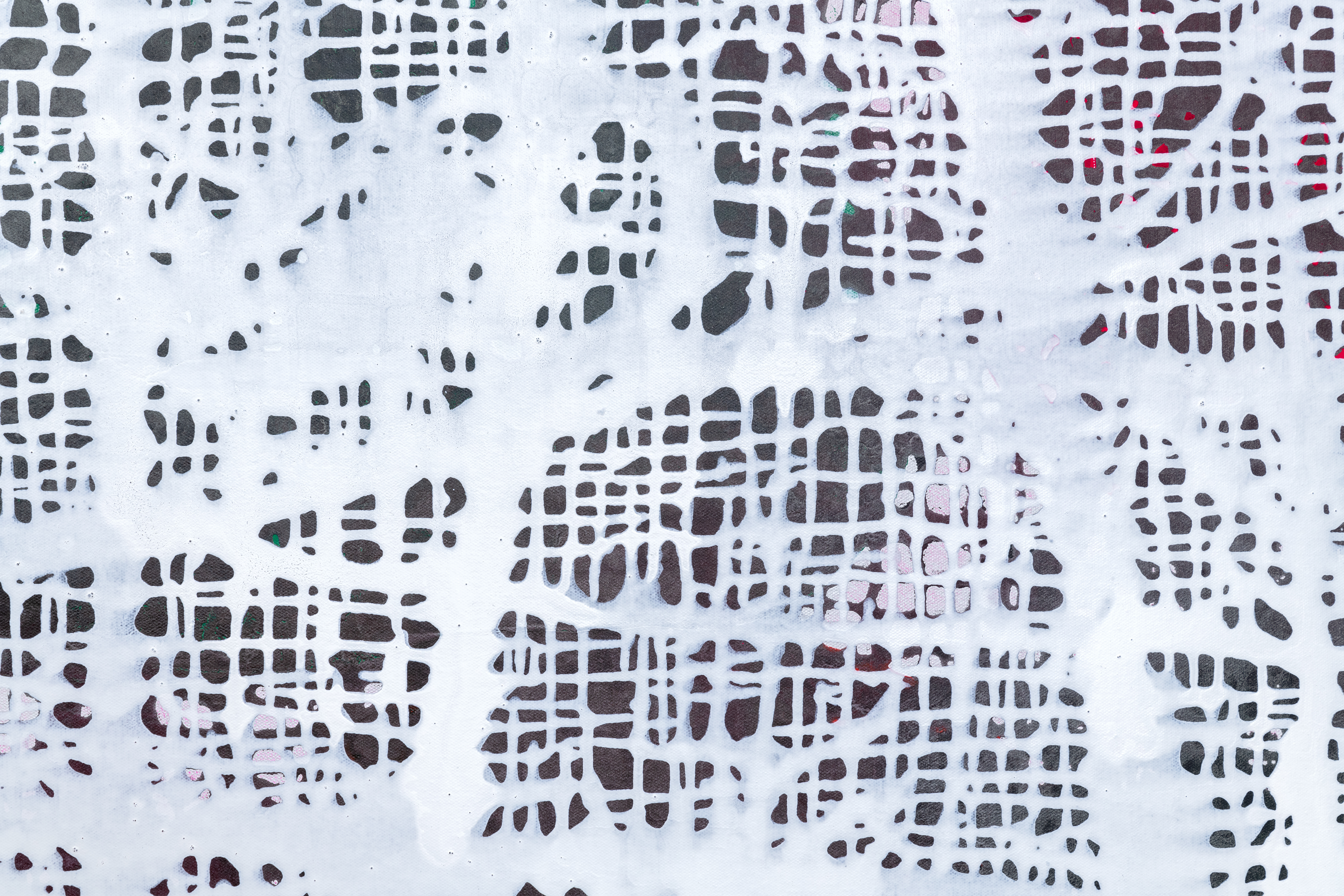 Servane Mary, Field, 2023, Acrylic on canvas, 30 x 40 inches detail 01