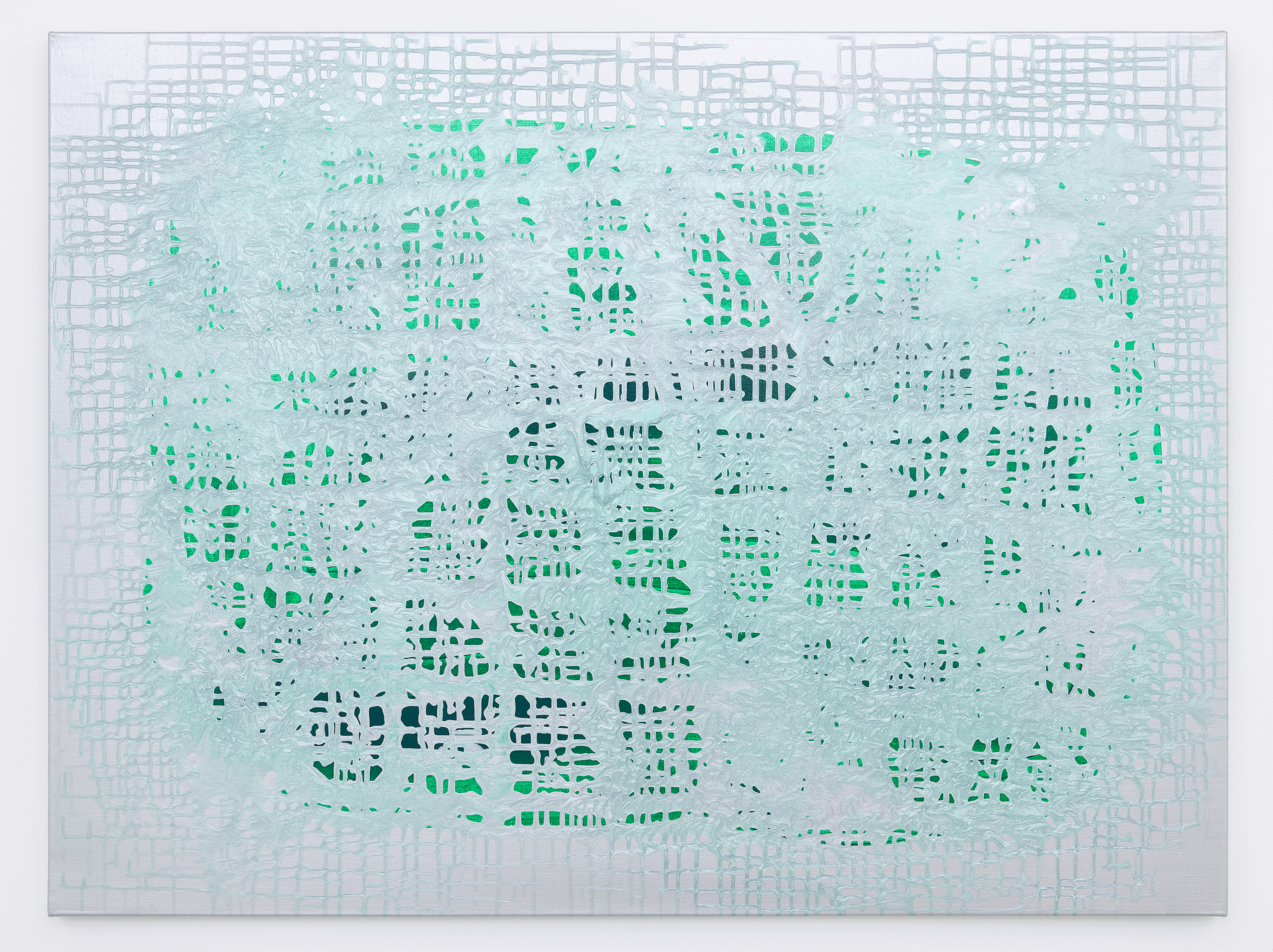 Servane Mary, Surface-level myths, 2023, Acrylic on canvas, 36 x 48 inches 01