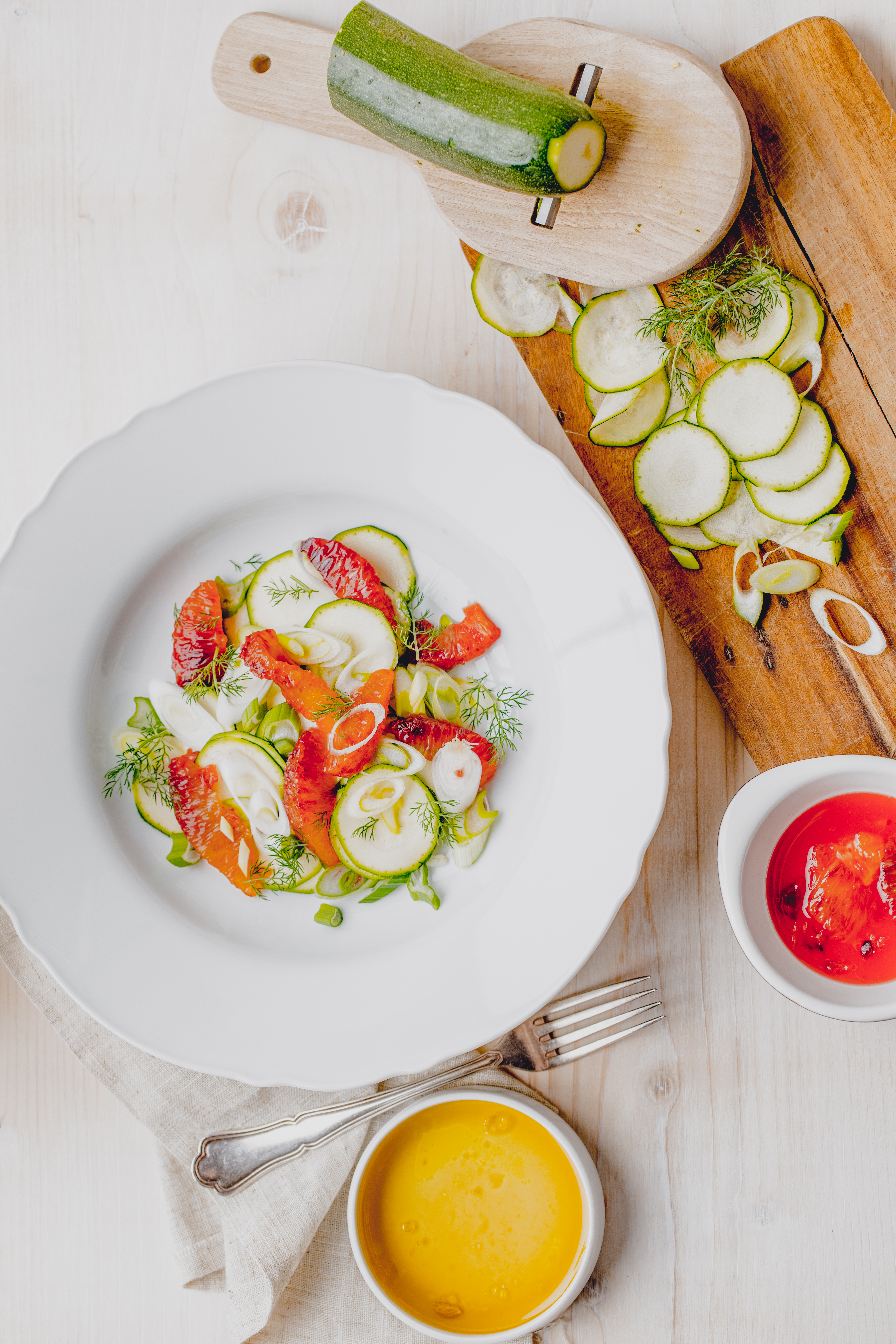 Zucchetti - Orangensalat Rezept Zucchetti - Orangensalat Rezept