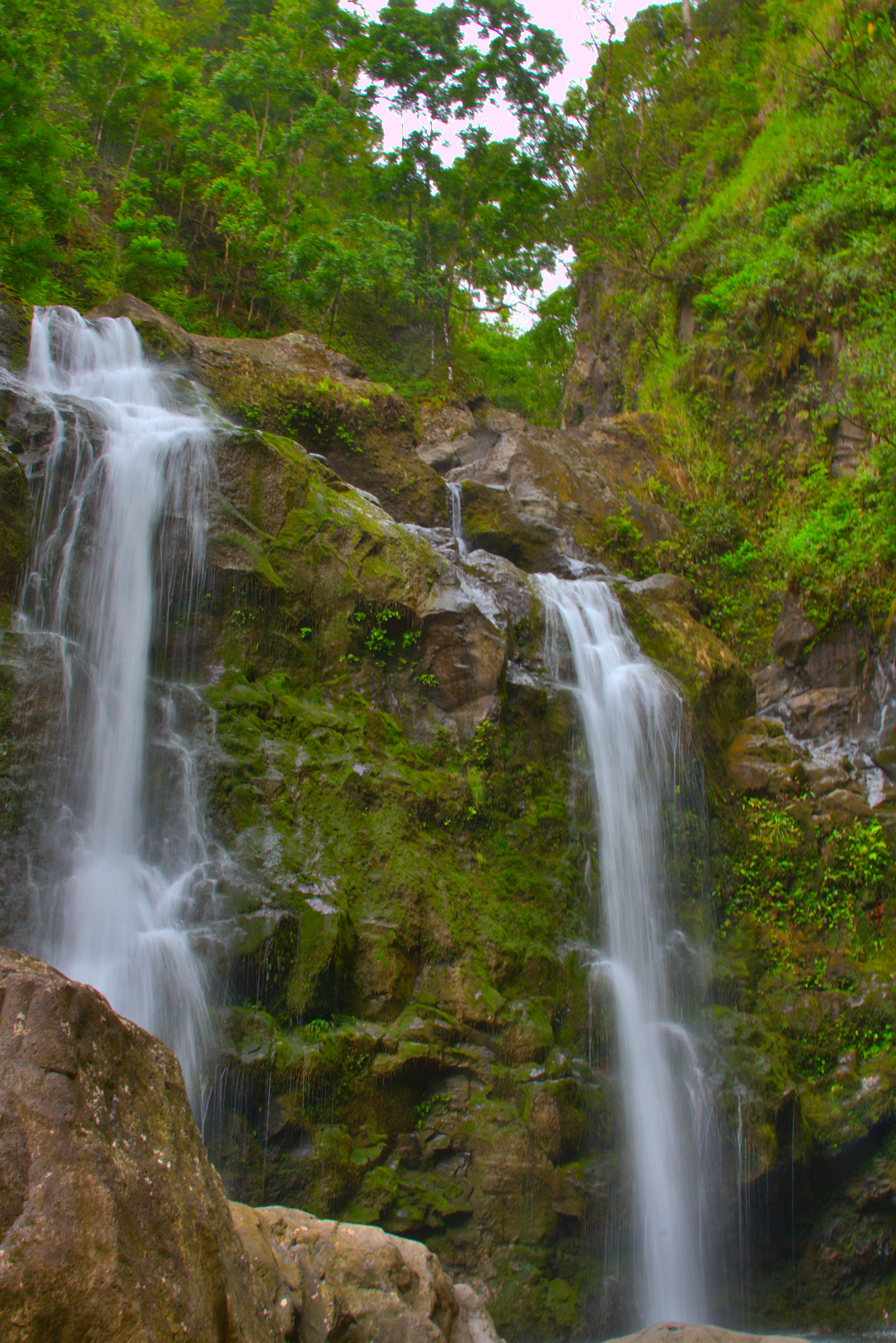 Another long exposure shot of the waterfall at three bears 