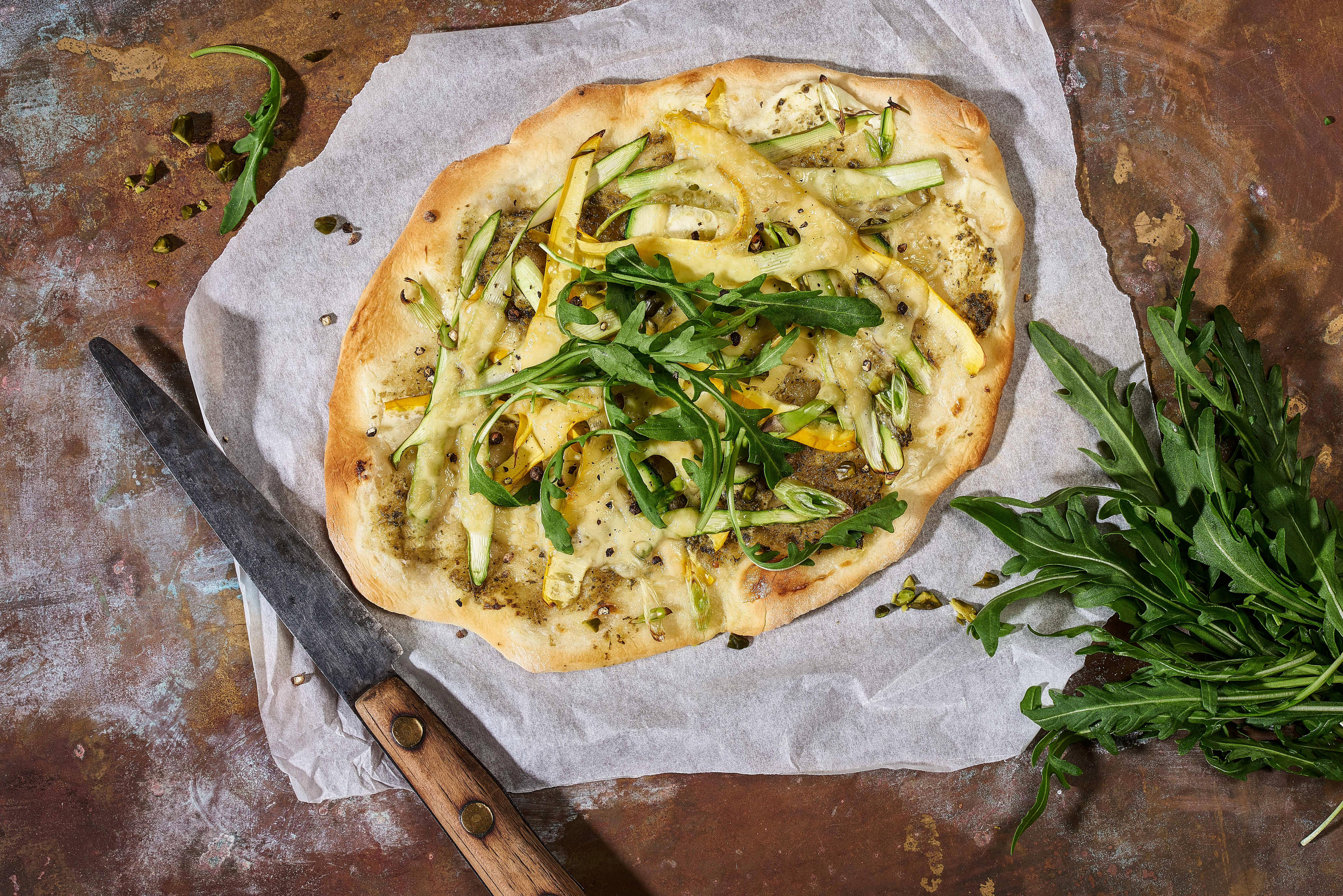 Tarte flambée alle verdure
