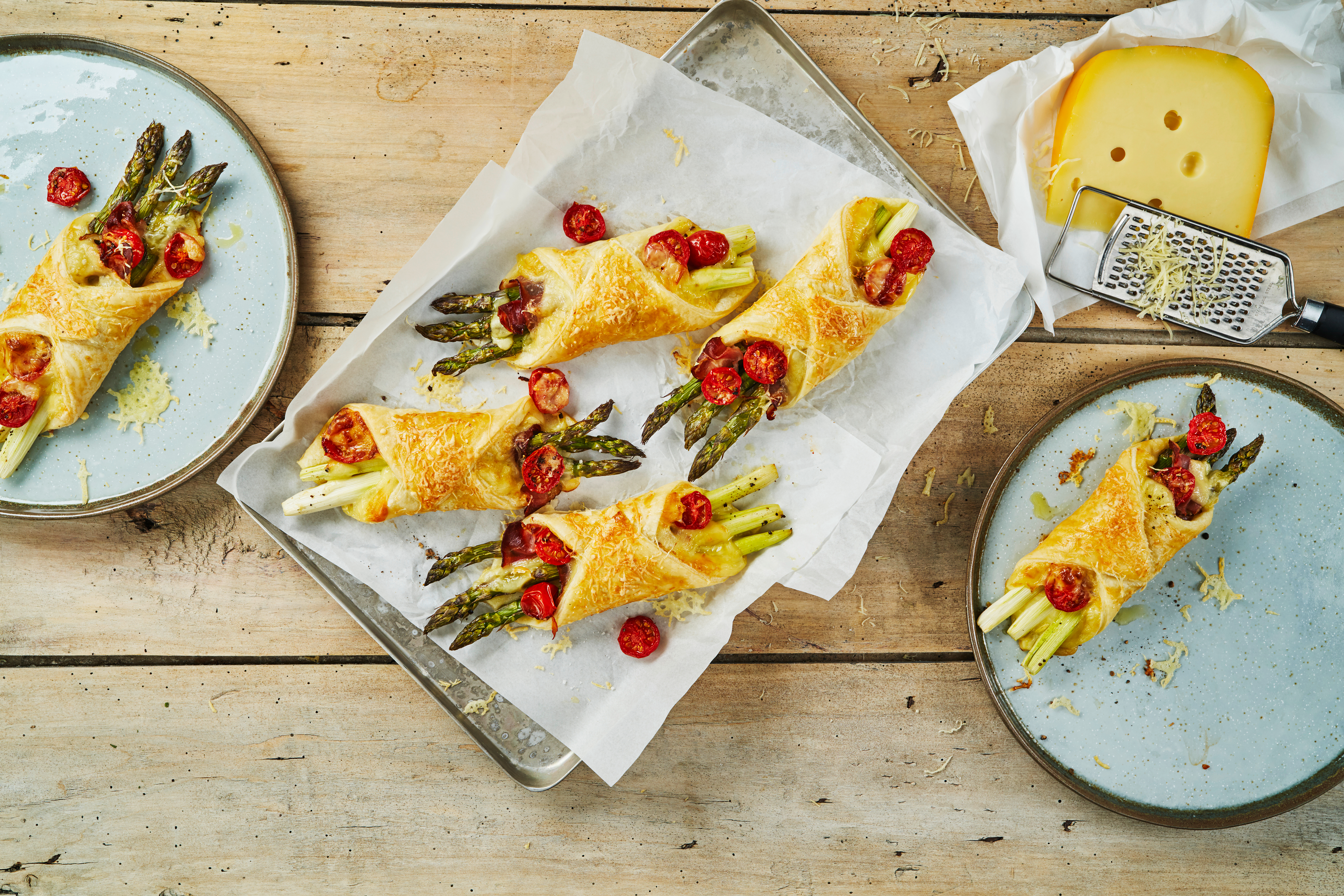 Feuilletés à l'asperge