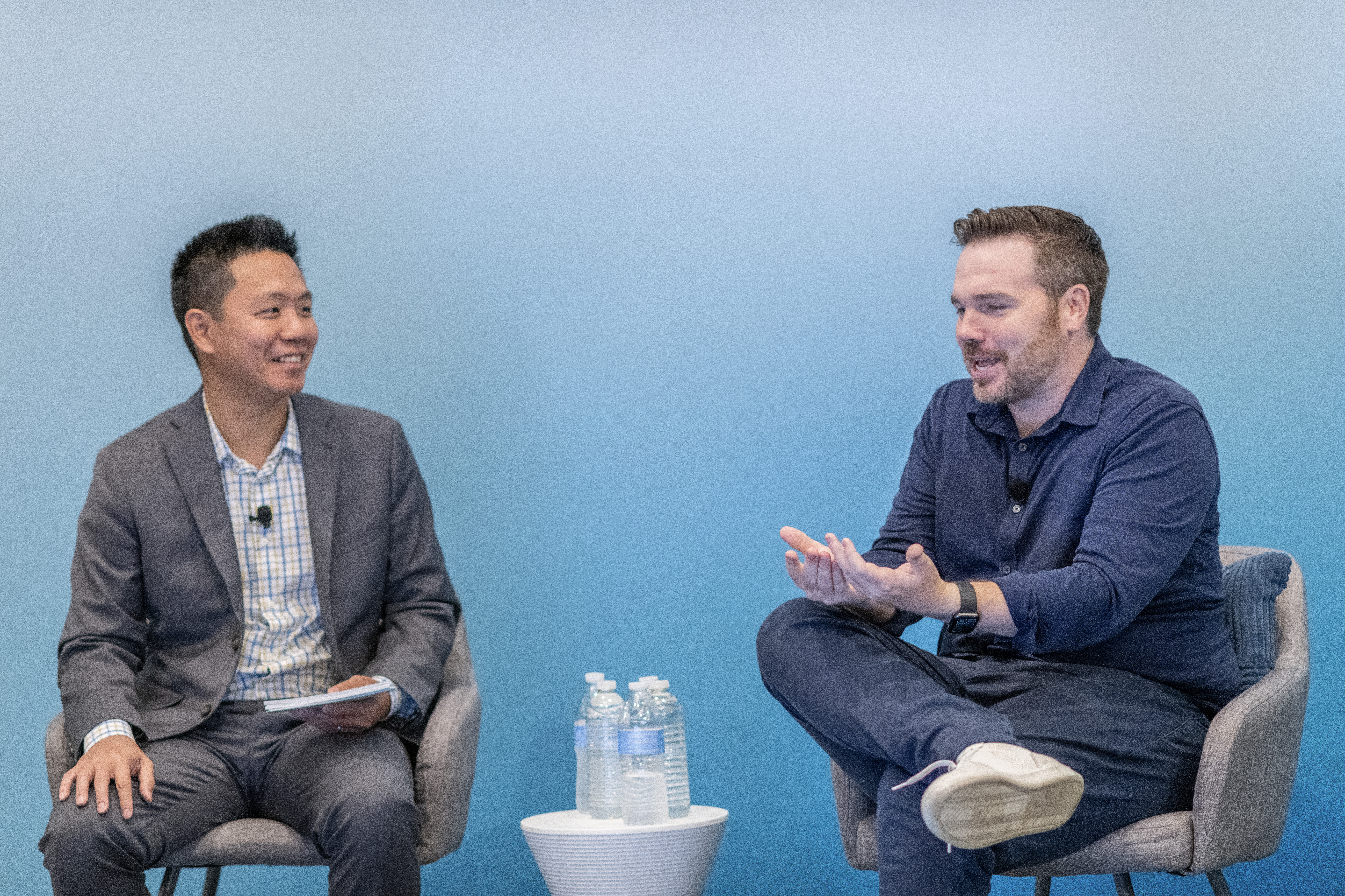 Alex Su and Kevin Roose at Everlaw Summit