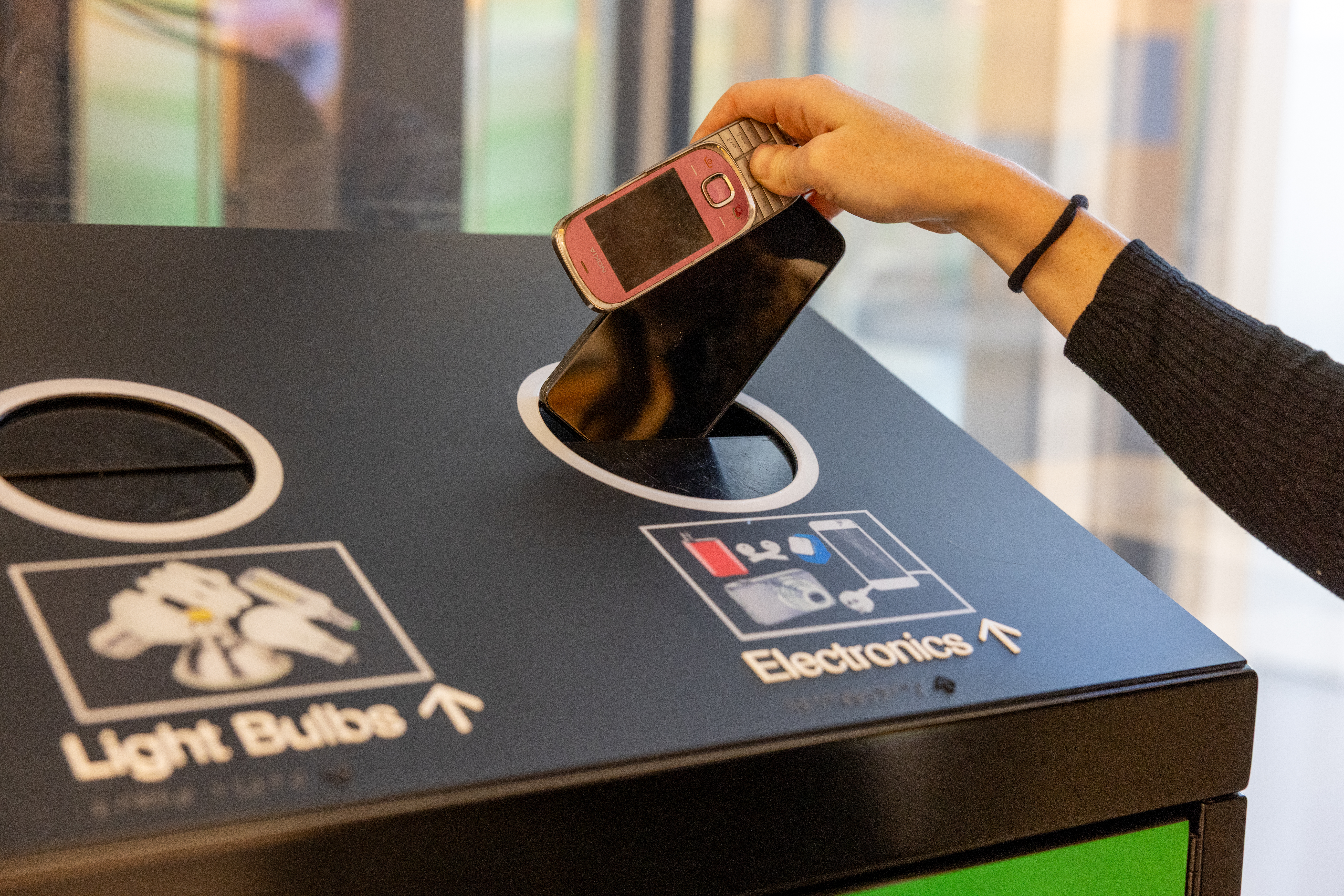 Small electronics can go in our recycling stations at 20 convenient locations. Credit: Chris Southwood / City of Sydney