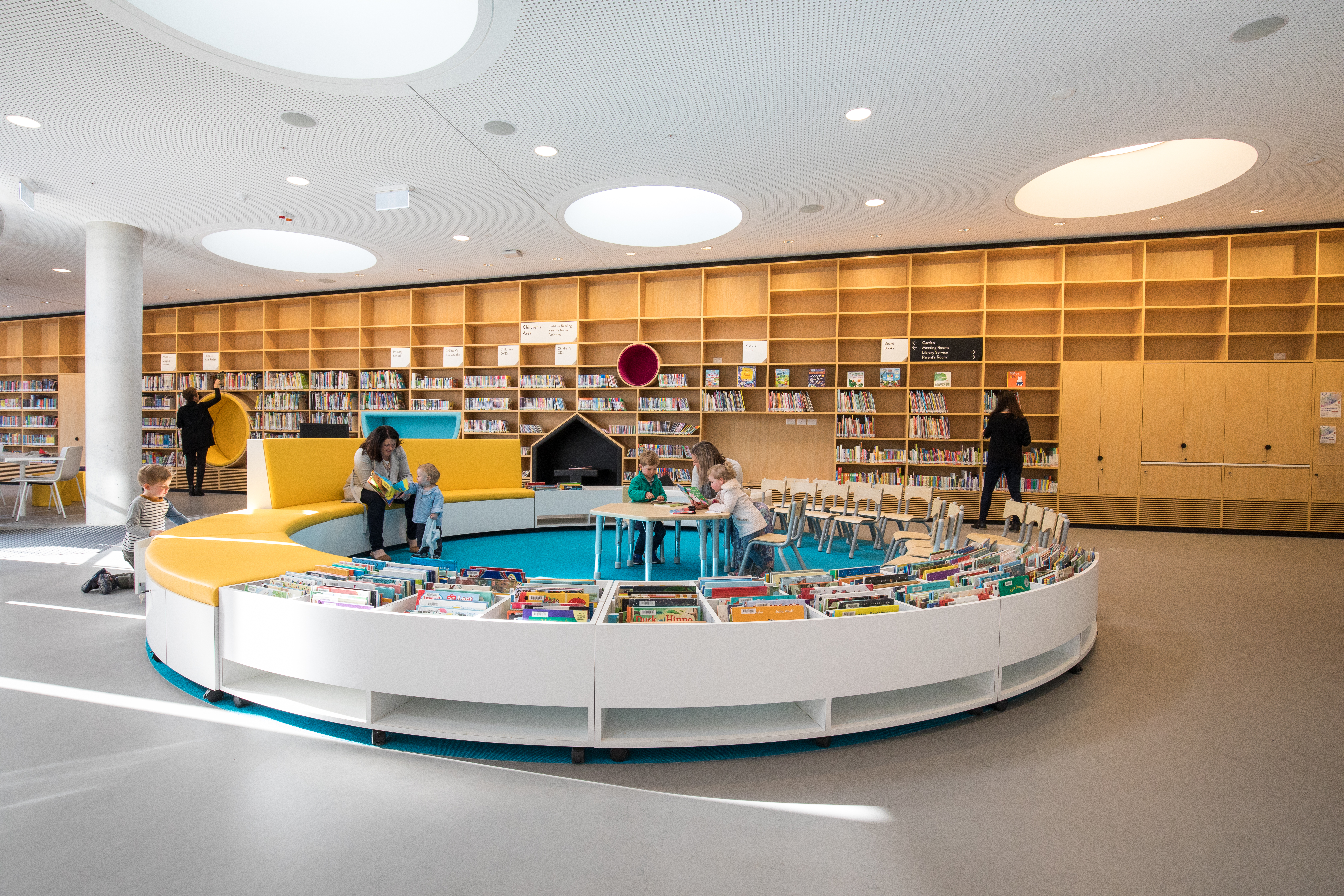 Read, play and create at our library