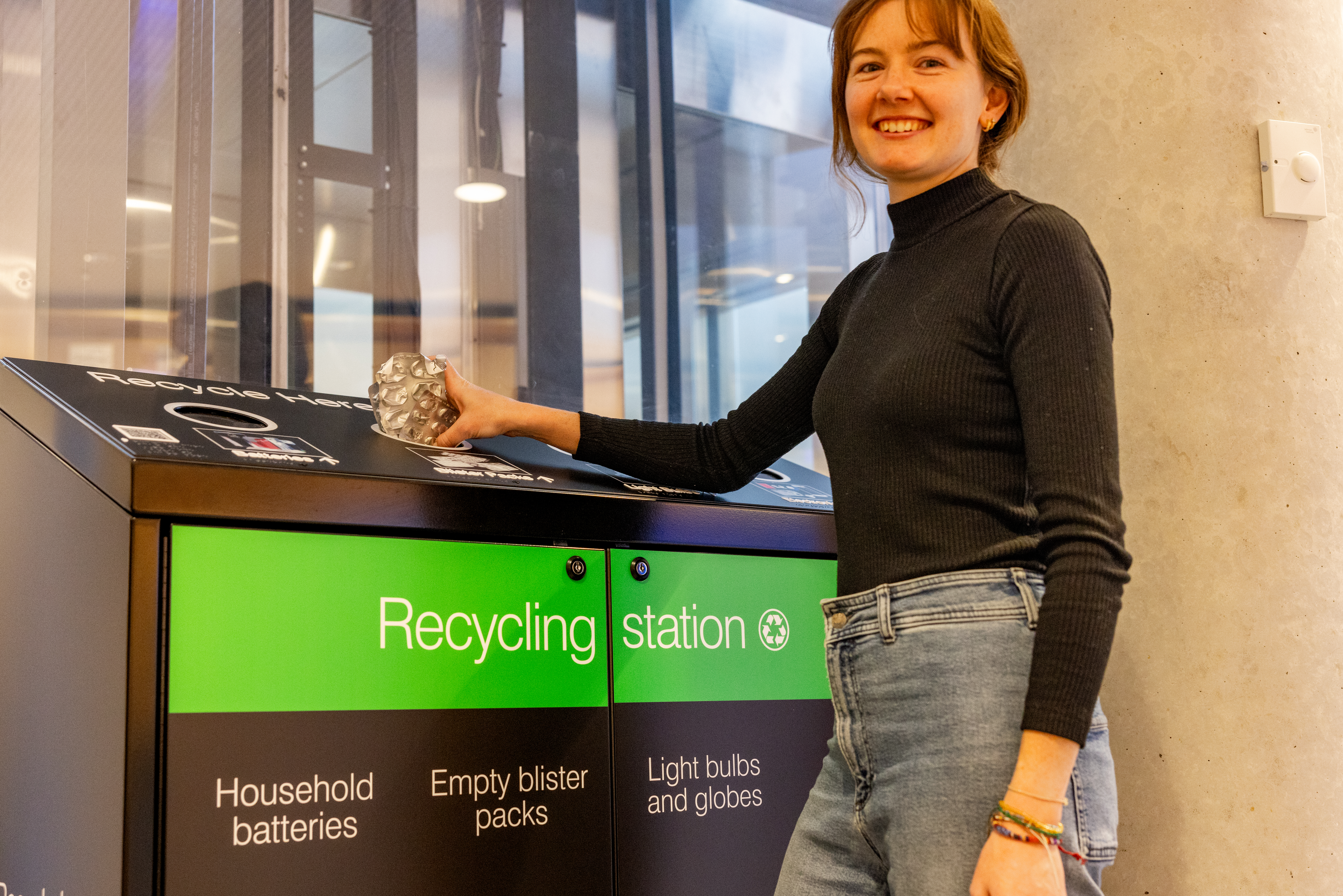 Drop off empty medication blister packs at our recycling stations in libraries, and customer service and community centres. Credit: Chris Southwood 