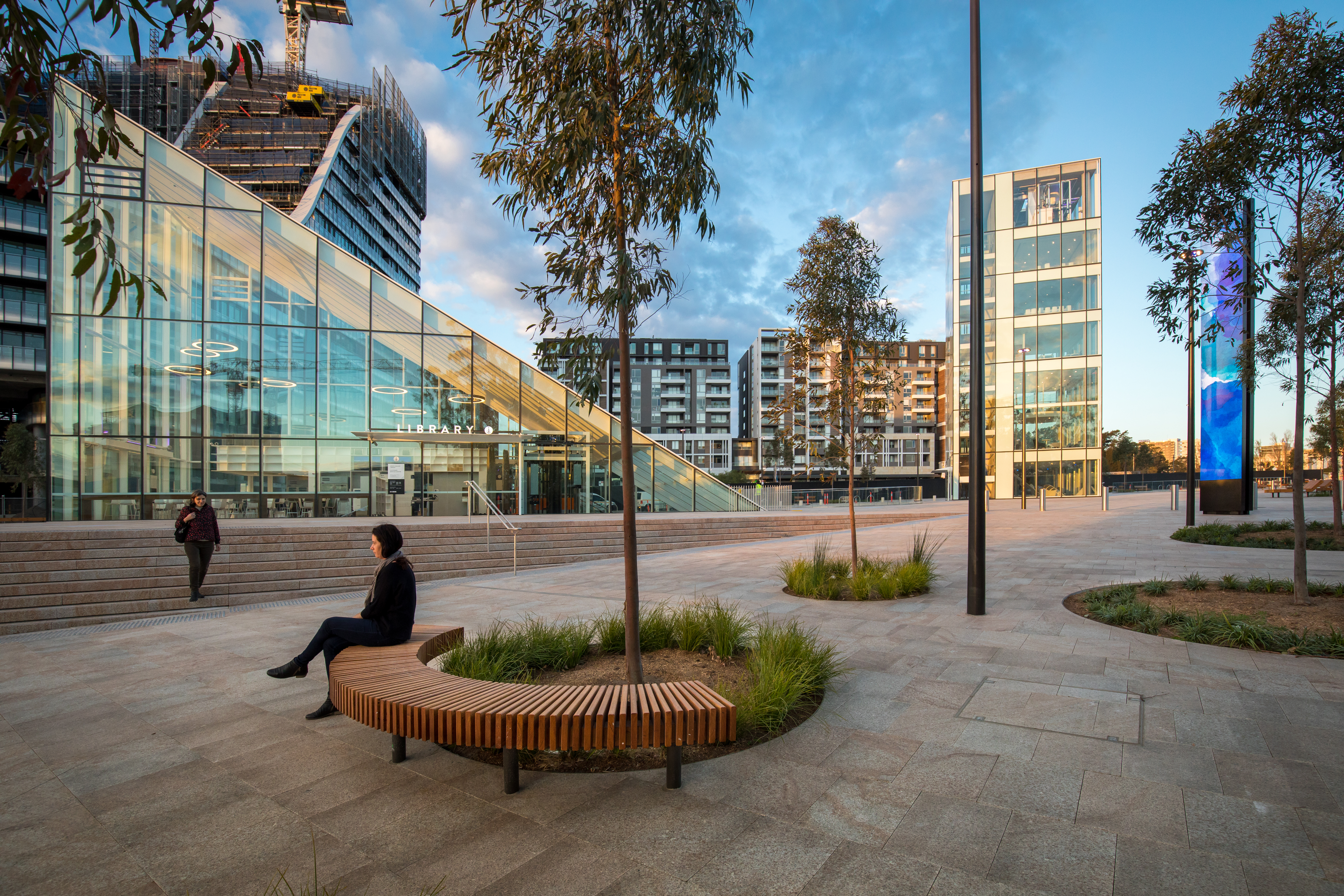 Stewart Hollenstein designed the new Green Square Library