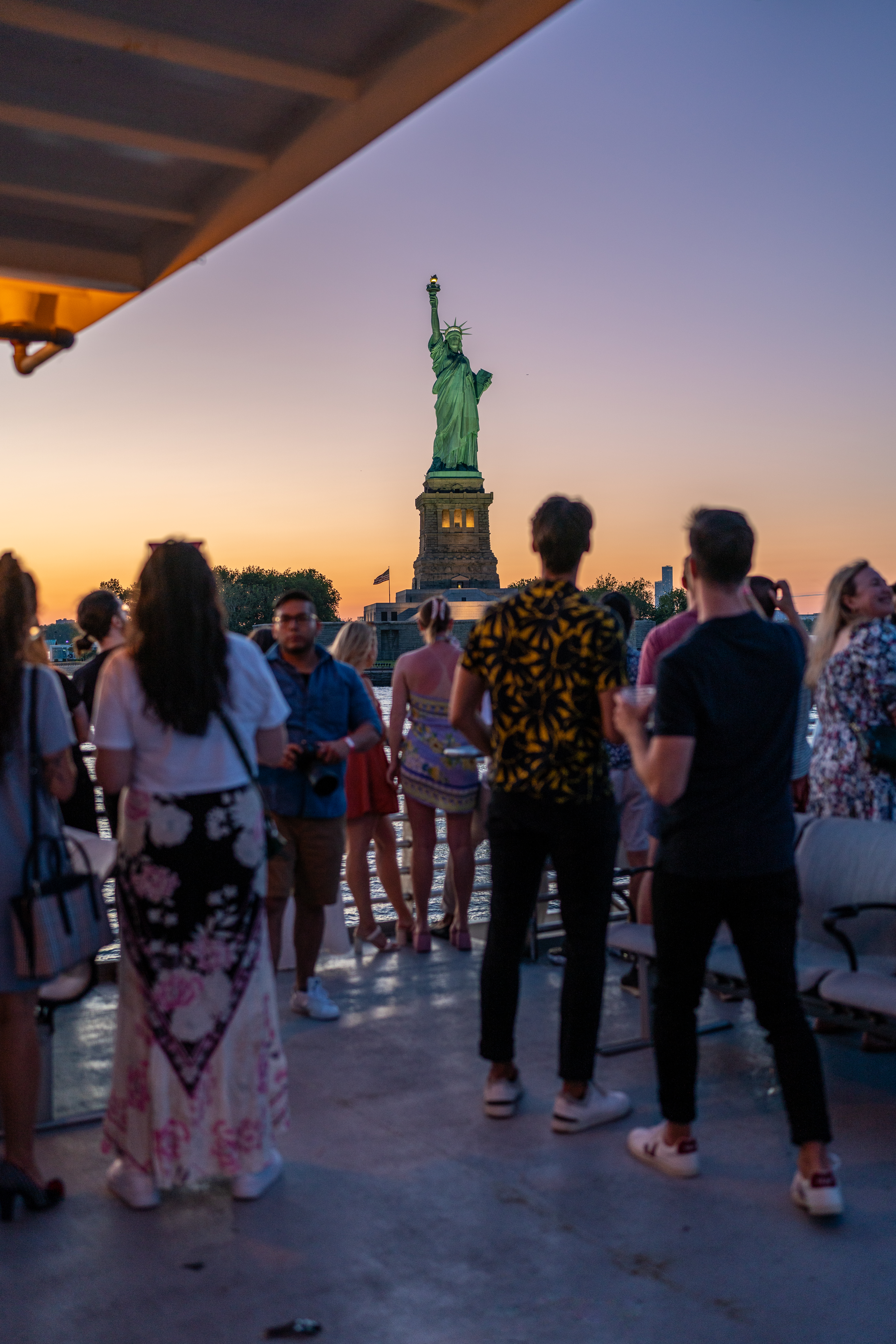 Statue at Sunset