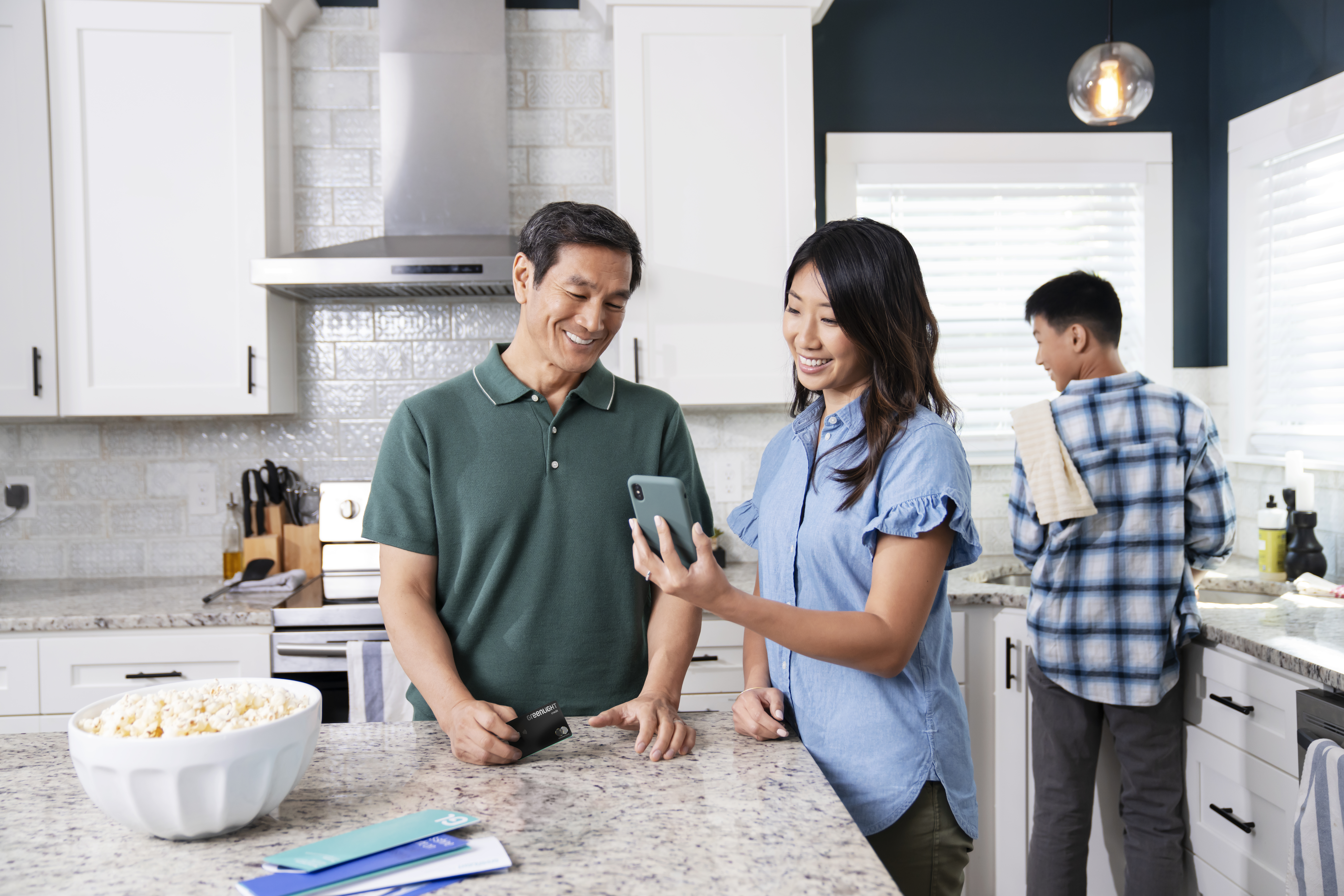 Couple in kitchen