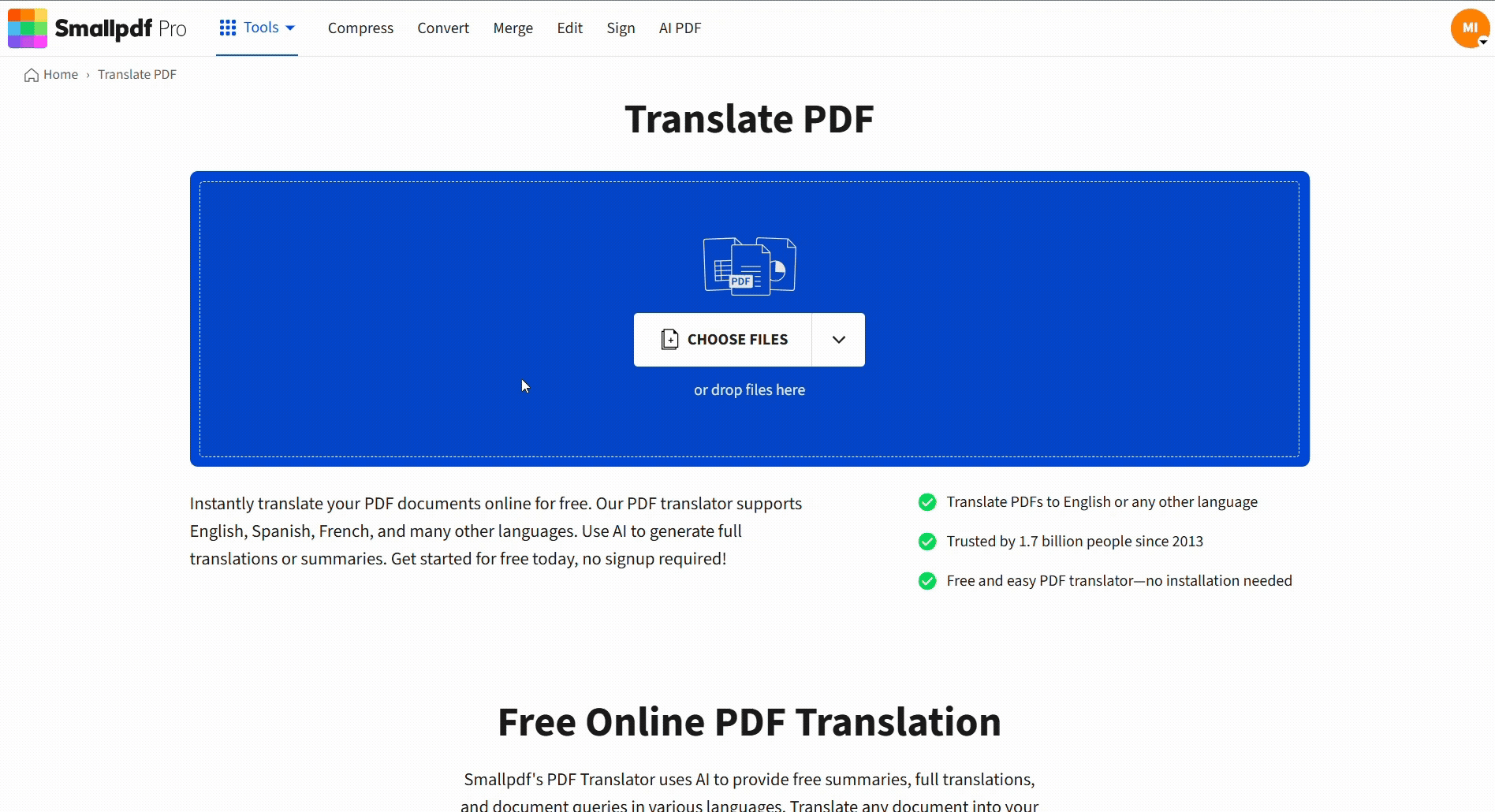 Best Way to Translate a Google Doc