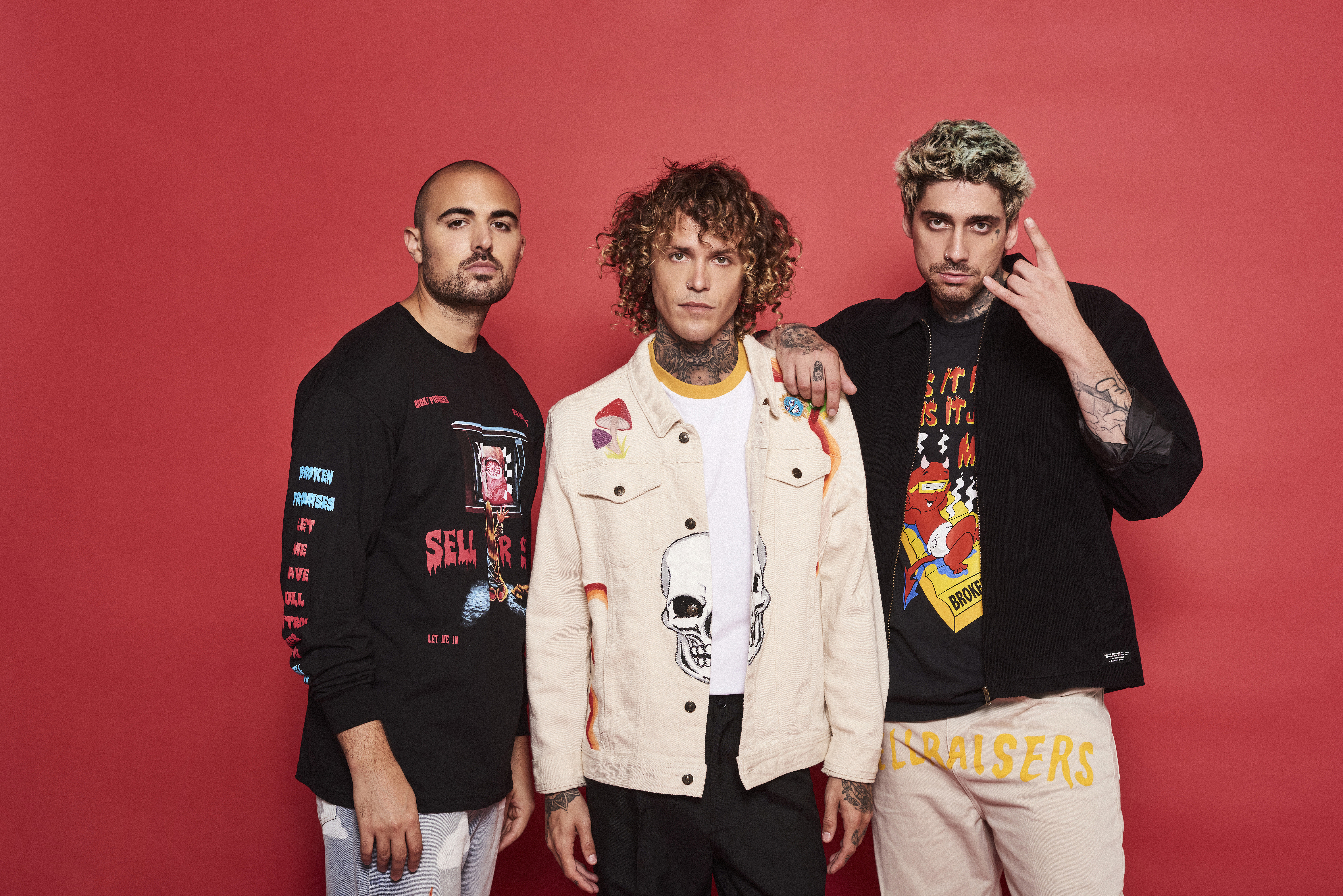 Cheat Codes trio Kevi, Trevor Dalh, and Matthew Russell