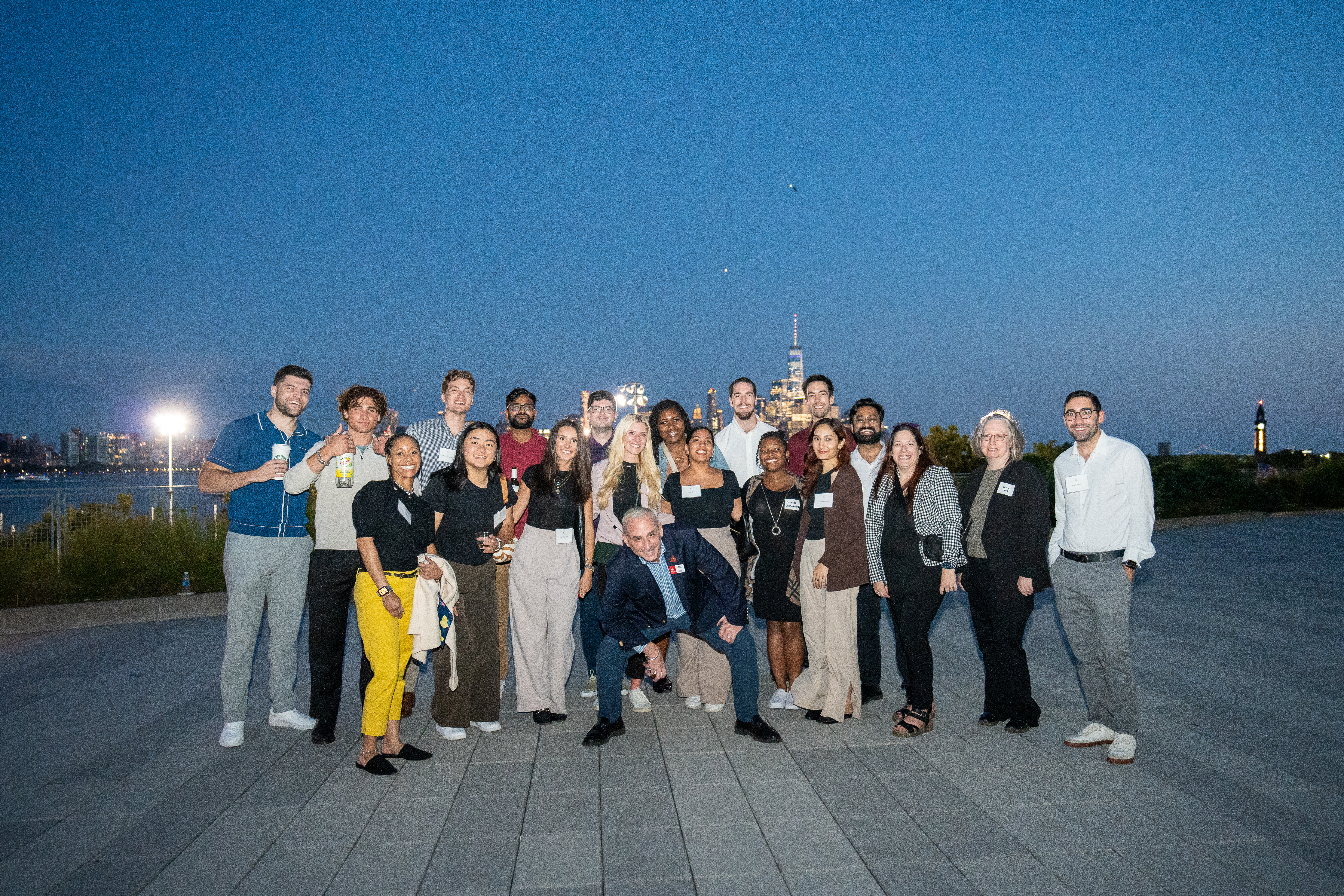 Brian Rothschild with MBA students