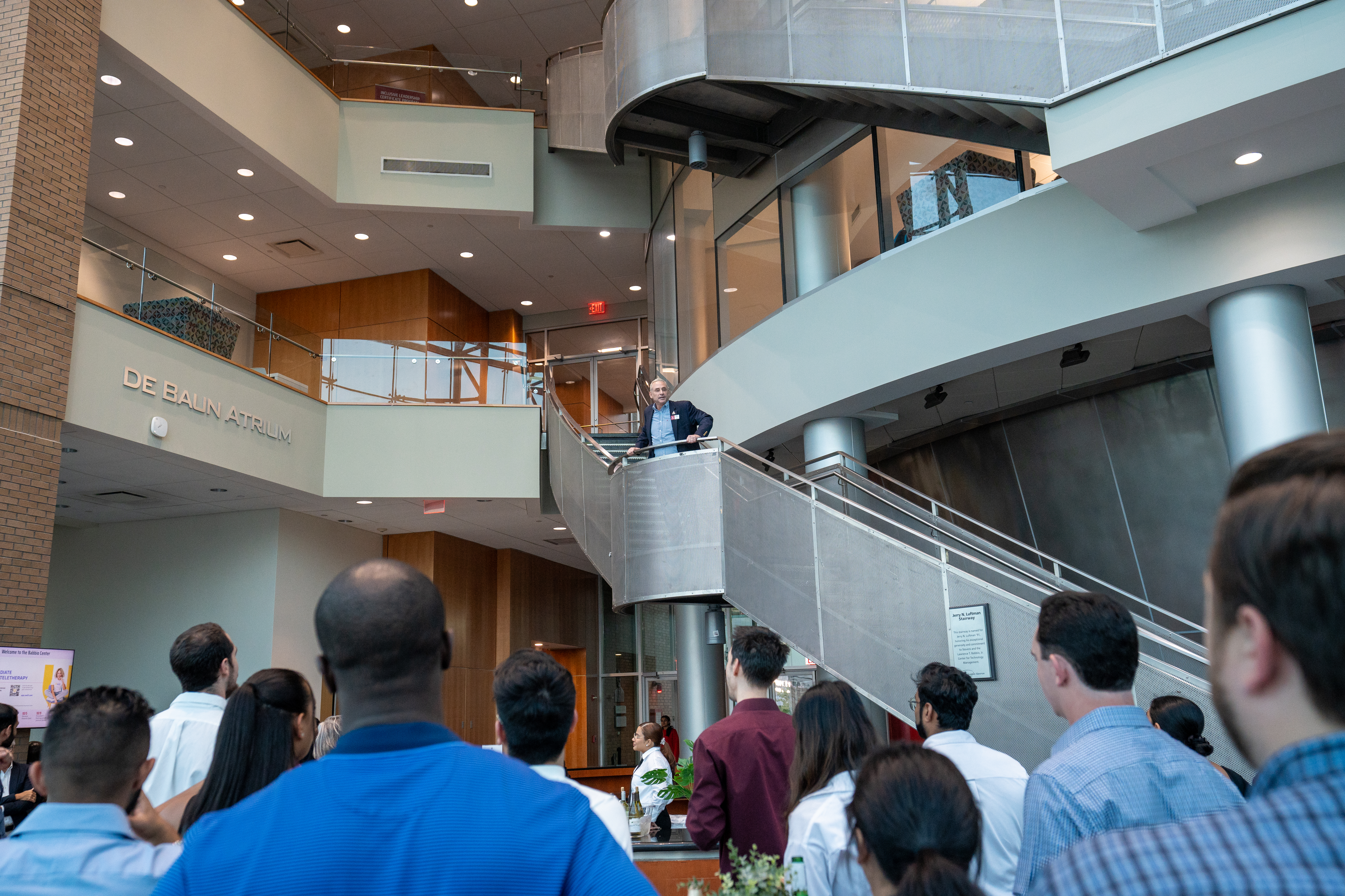 Brian Rothschild speaking to MBA students