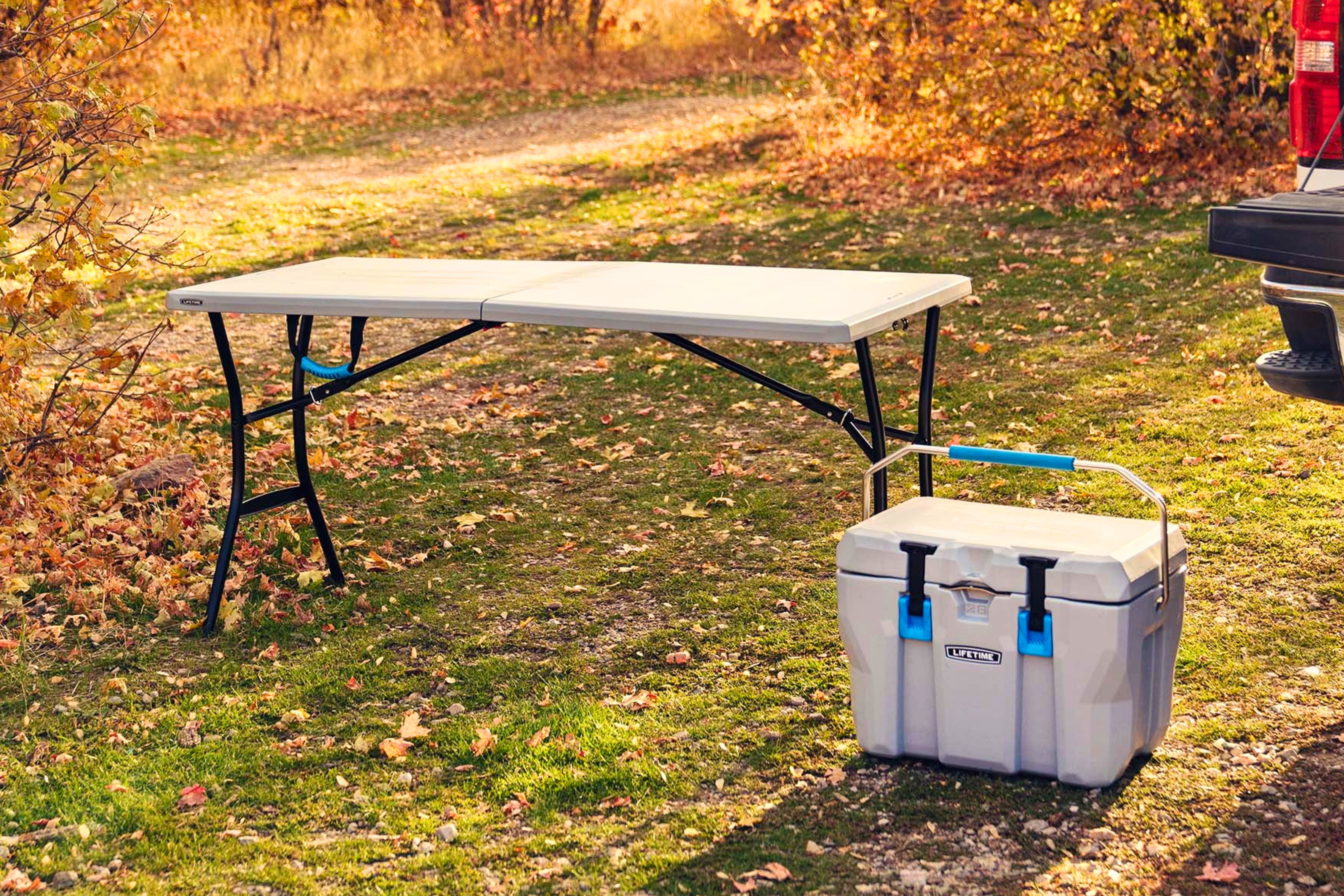 Lifetime 5' Fold-in-Half Outdoor Table, $44.98 at Walmart (Popular Pick) card image
