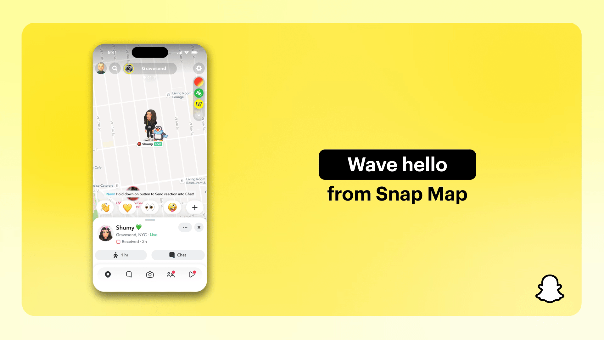 Snap Map Feature
