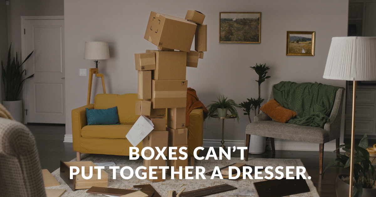 Discover Life Outside the Box - Dresser GIF