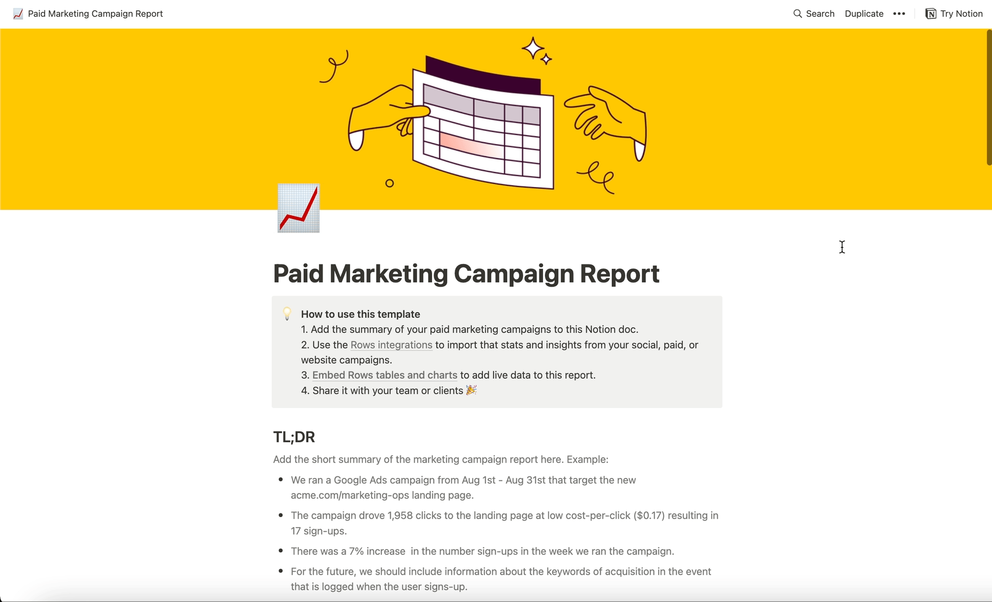 Paid Marketing Report GIF
