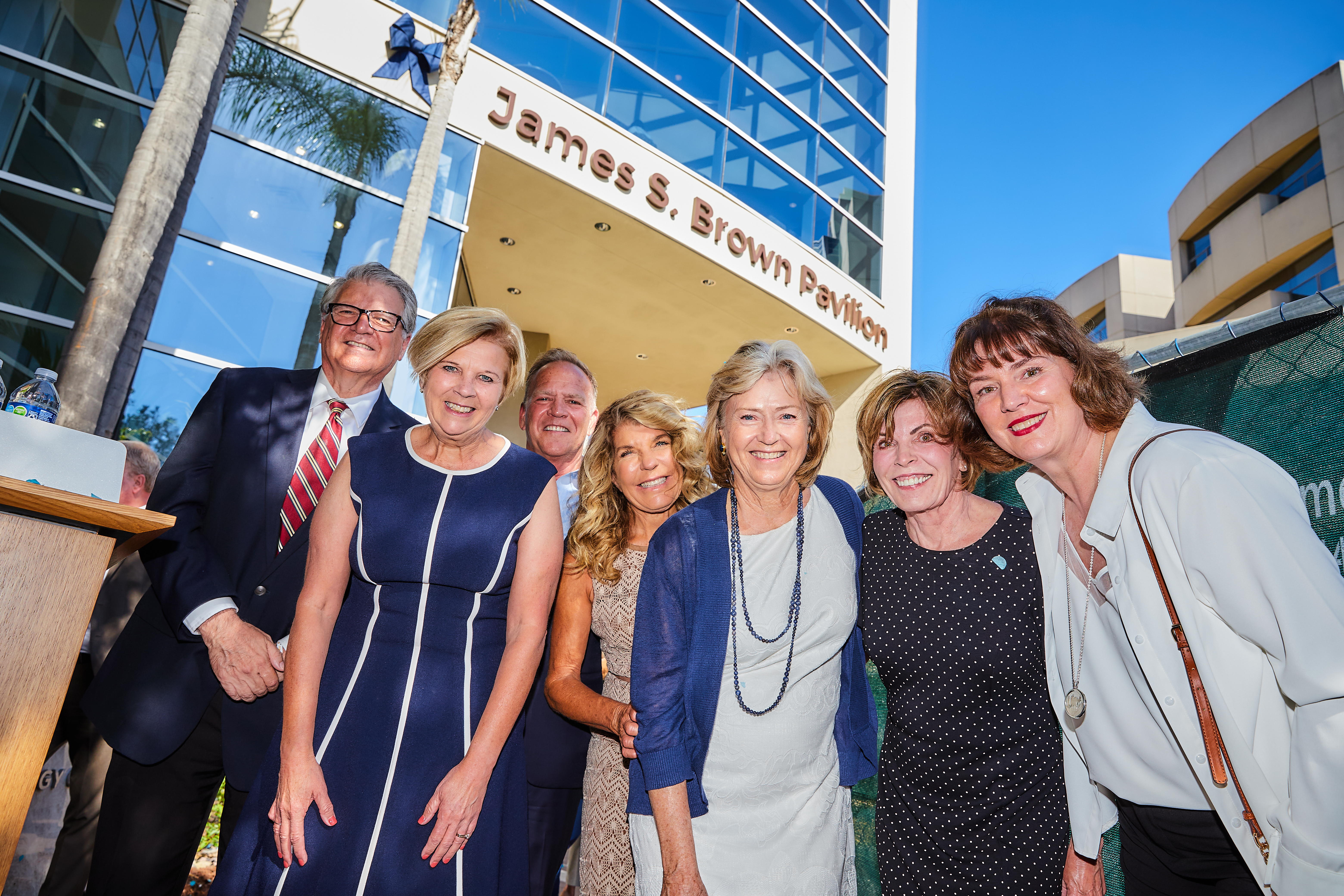 James S. Brown Pavilion dedication renaming