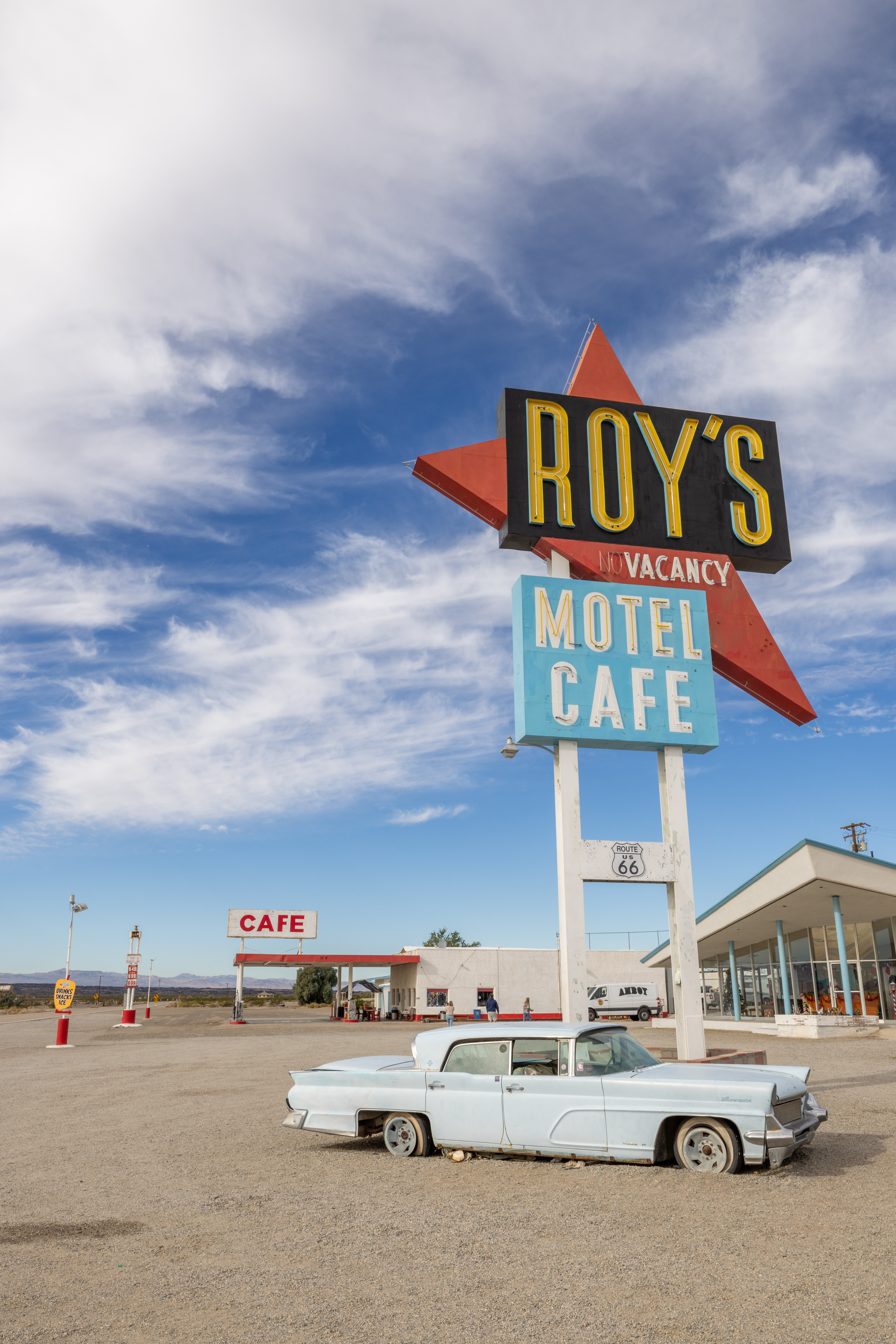 Innen des Retro-Diners in den USA.