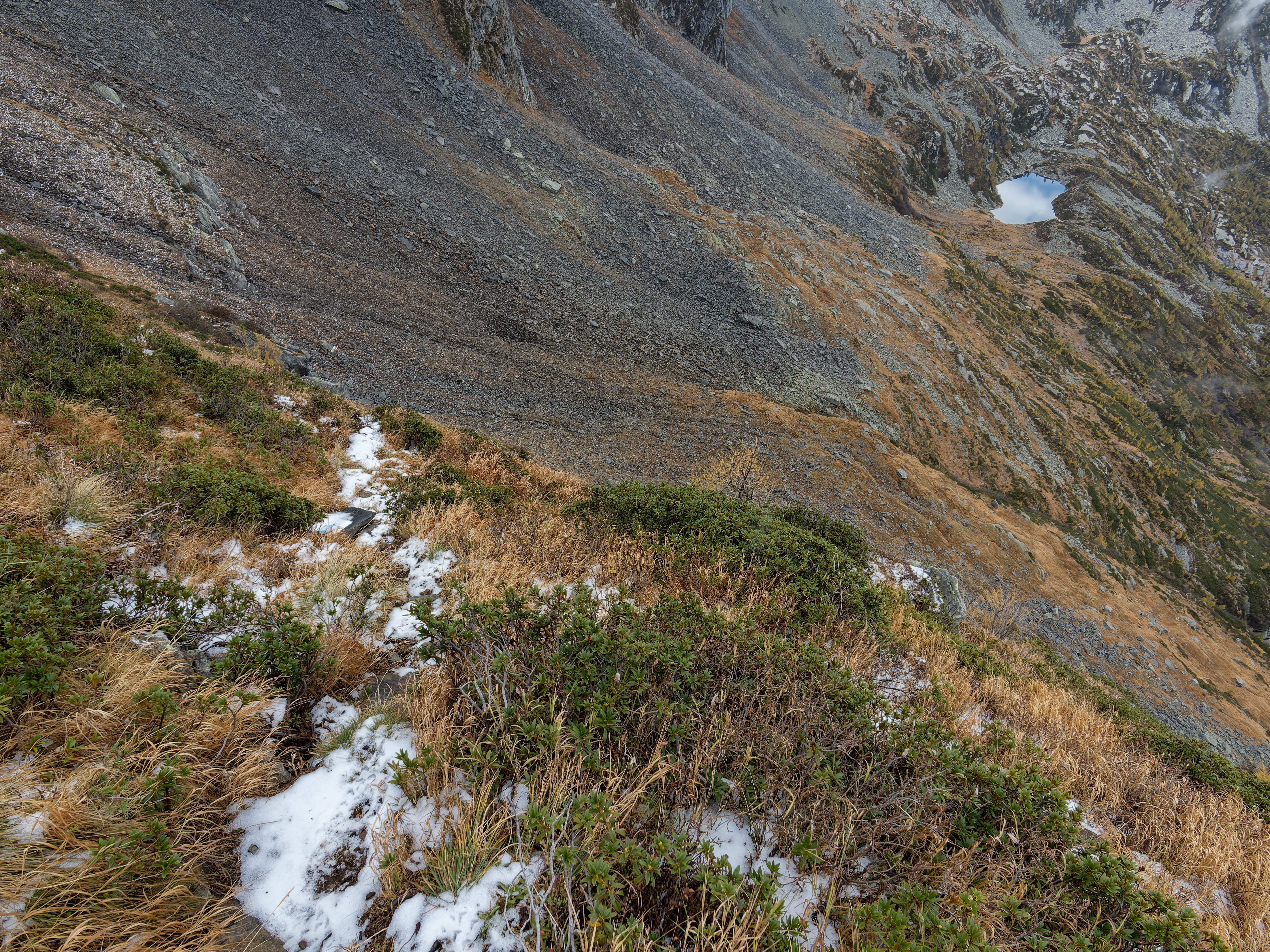 Il lago dal traverso