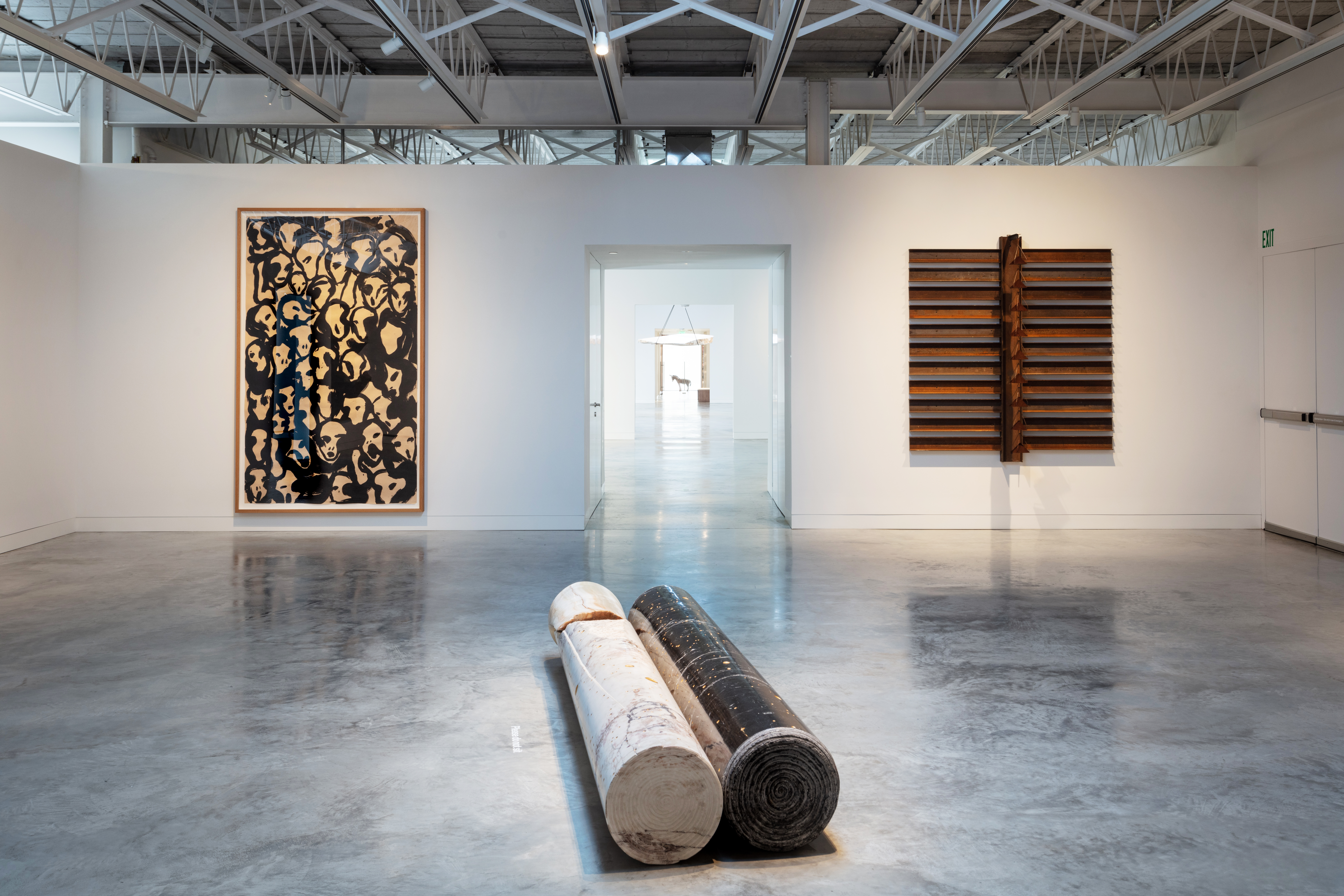 Installation view of the exhibition Arte Povera at Magazzino Italian Art, Cold Spring, New York